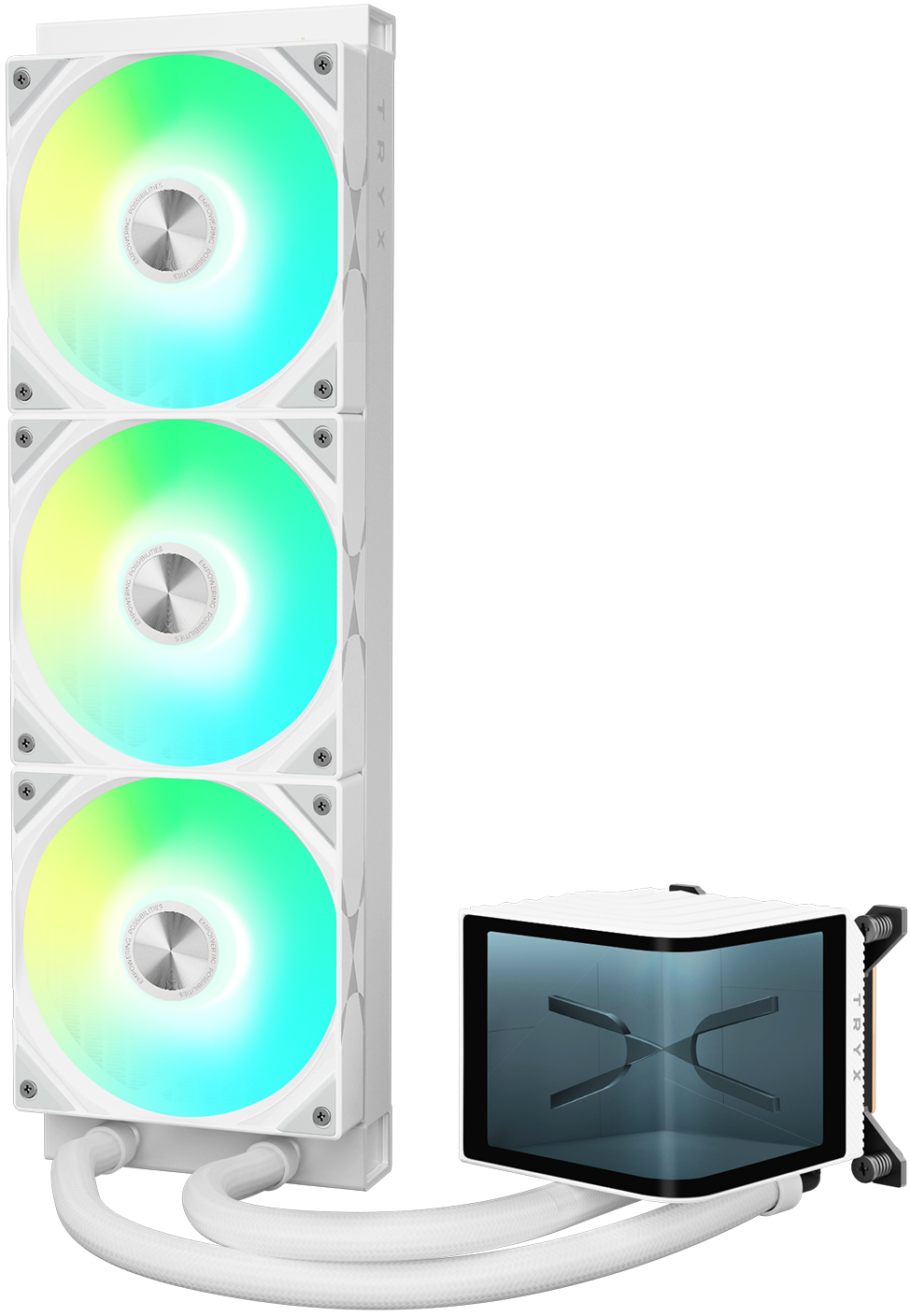 Picture of Picture of Water Cooler CPU TRYX Panorama Upgraded 360 ARGB Blanco