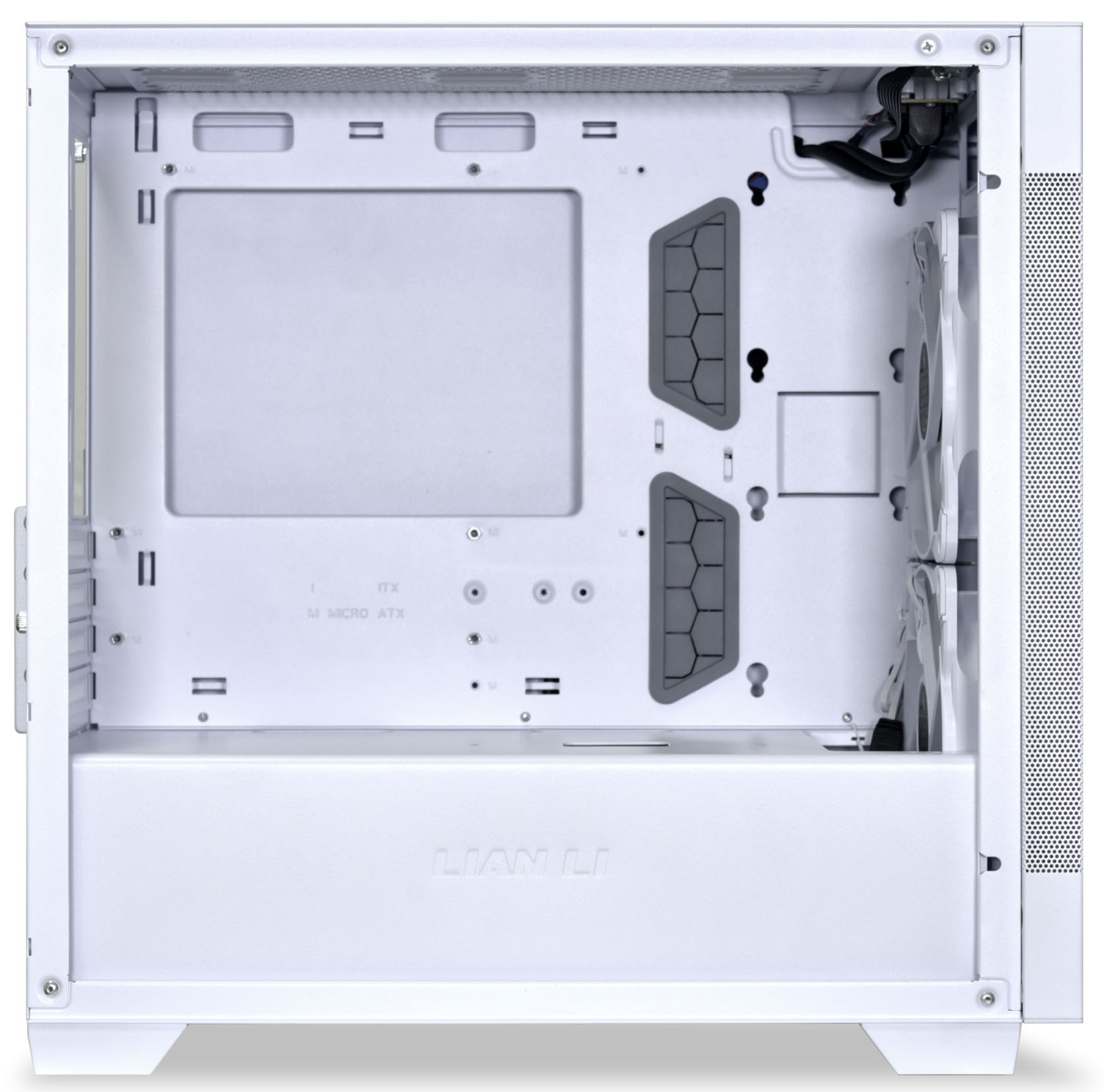 Lian Li - Caja Micro-ATX Lian Li Lancool 205M Mesh Snow Vidrio Templado