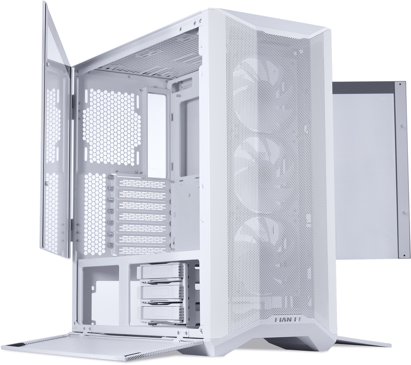 Lian Li - Caja ATX Lian Li Lancool II Mesh C RGB Snow Edition Blanca Vidrio Templado