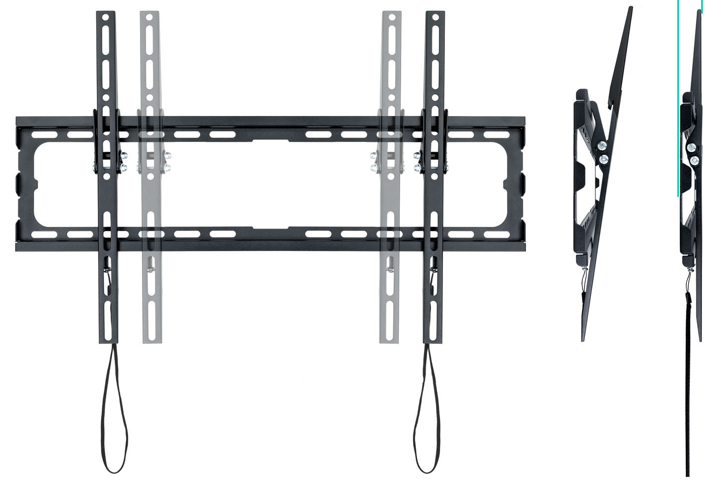 Picture of Picture of Soporte de Pared Tooq Tilt 37" a 80" Max. 45Kg Negro