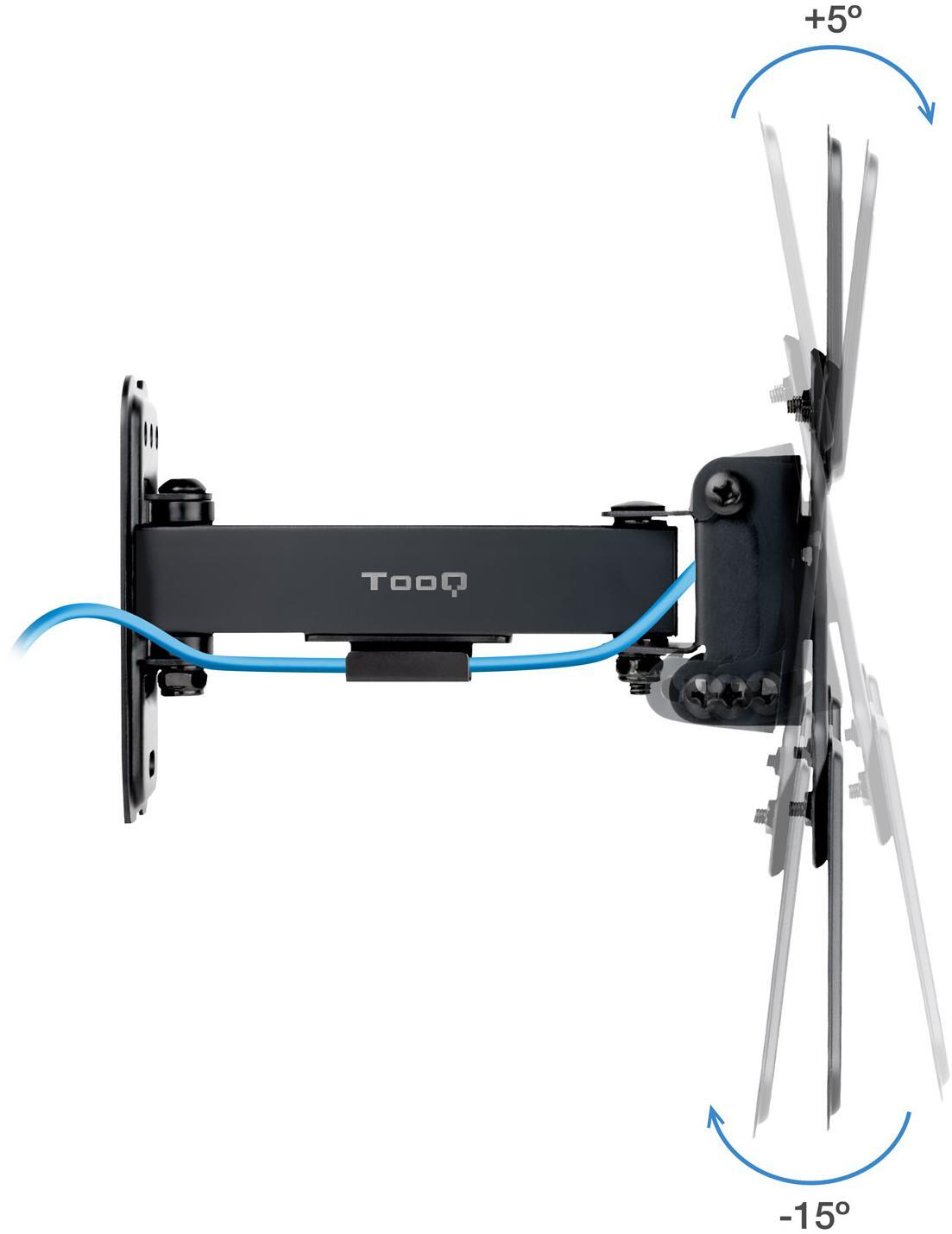 Picture of Picture of Soporte de Pared Tooq Tilt e Giratónrio 13" a 43" 66-298 mm Max. 20kg Negro