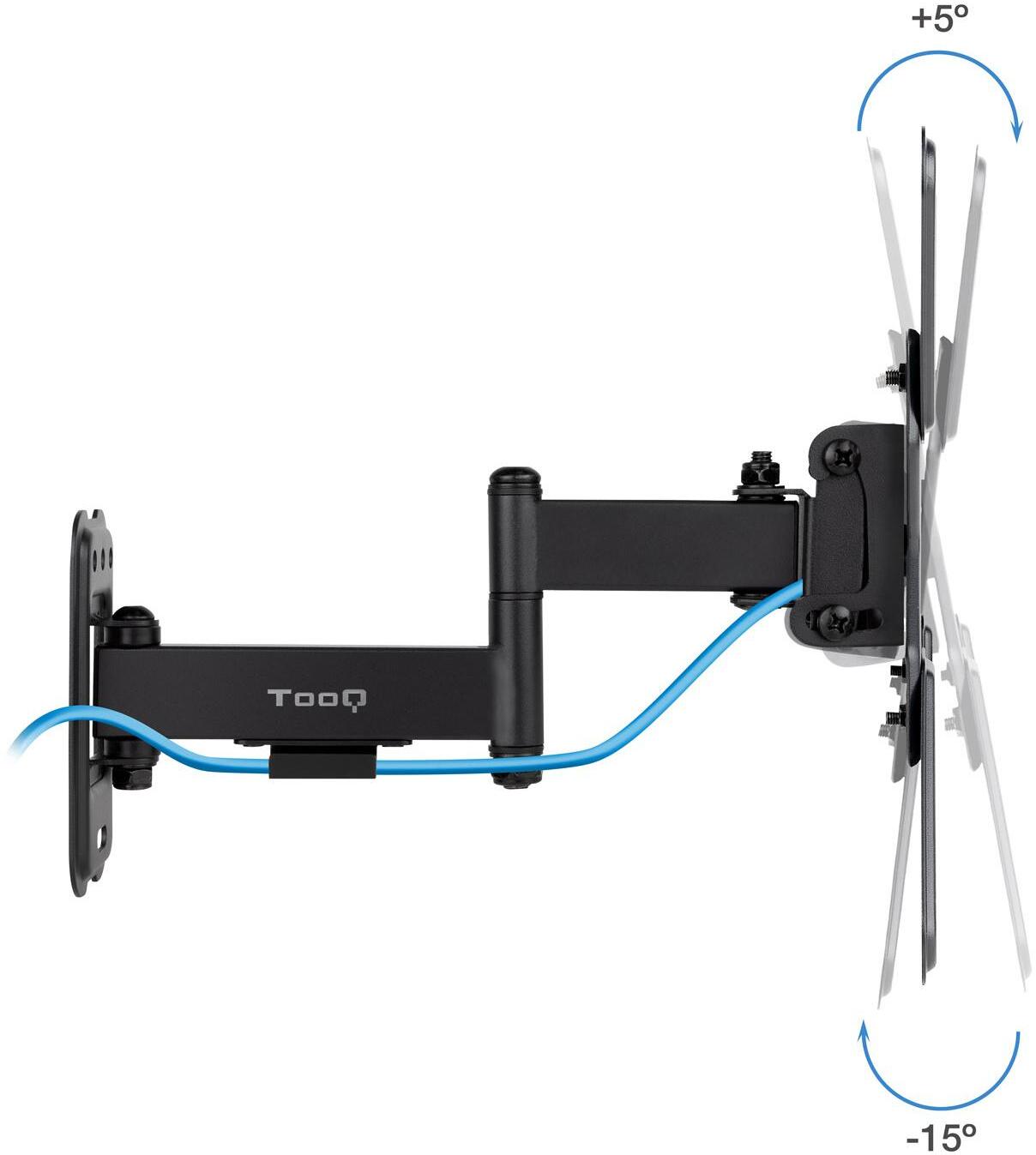 Picture of Picture of Soporte de Pared Tooq Tilt e Giratónrio 13" a 43" 66-274 mm Max. 20kg Negro
