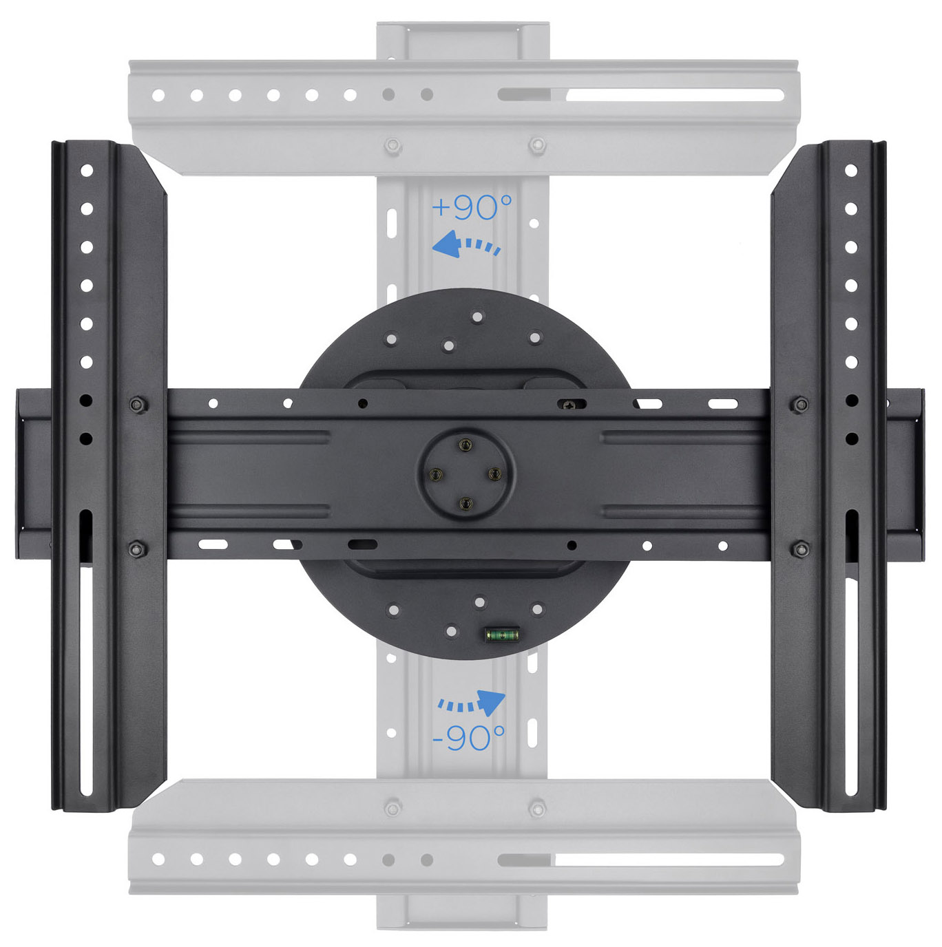 Tooq - Soporte de Pared Tooq Rotação 360º 37" a 70" Max. 50Kg Negro