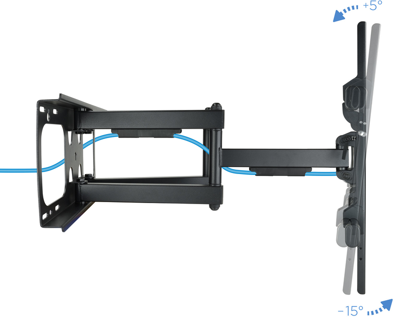 Tooq - Soporte de Pared Tooq Tilt e GiRatónrio 3 Pivots 43" a 90" Max. 75Kg