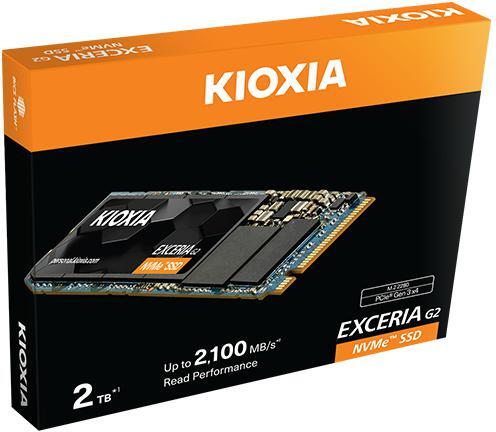 Picture of Picture of SSD Kioxia Exceria G2 500GB M.2 NVMe (2100/1700MB/s)