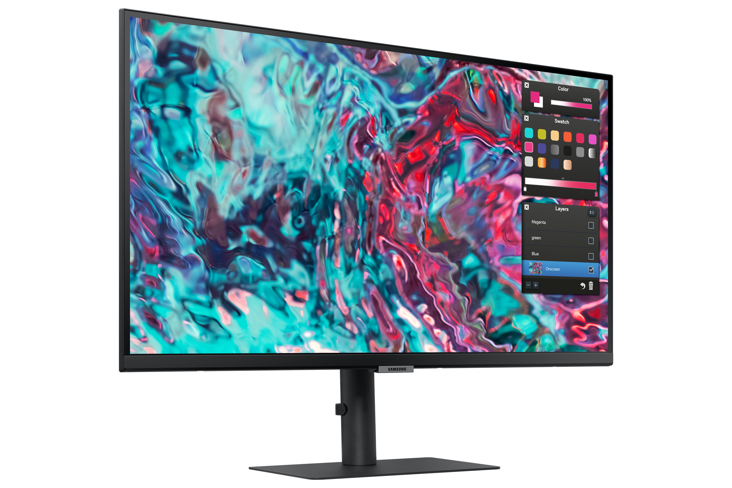 Samsung - Monitor Samsung 27" S80PB IPS 4K 60Hz 5ms Flicker Free HDR10