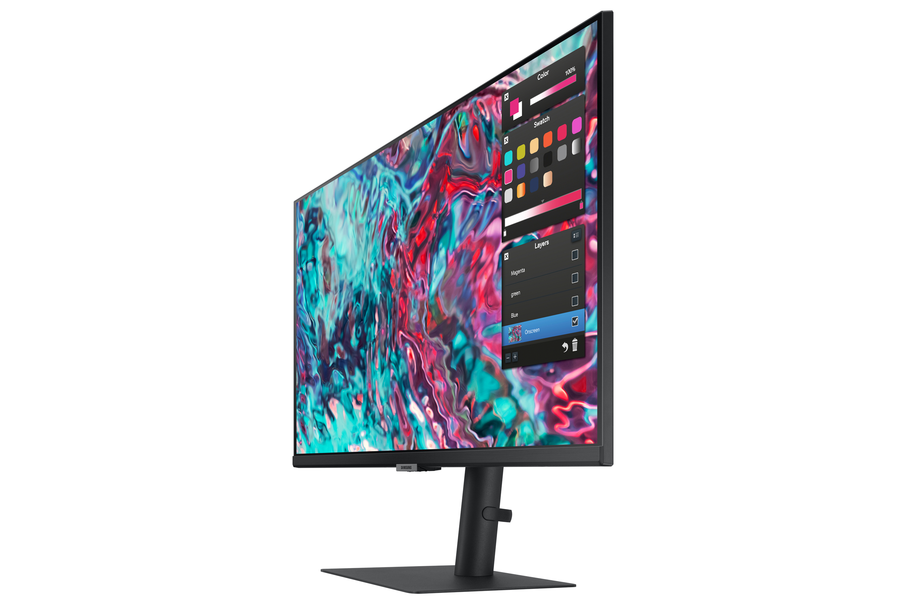 Samsung - Monitor Samsung 27" S80PB IPS 4K 60Hz 5ms Flicker Free HDR10