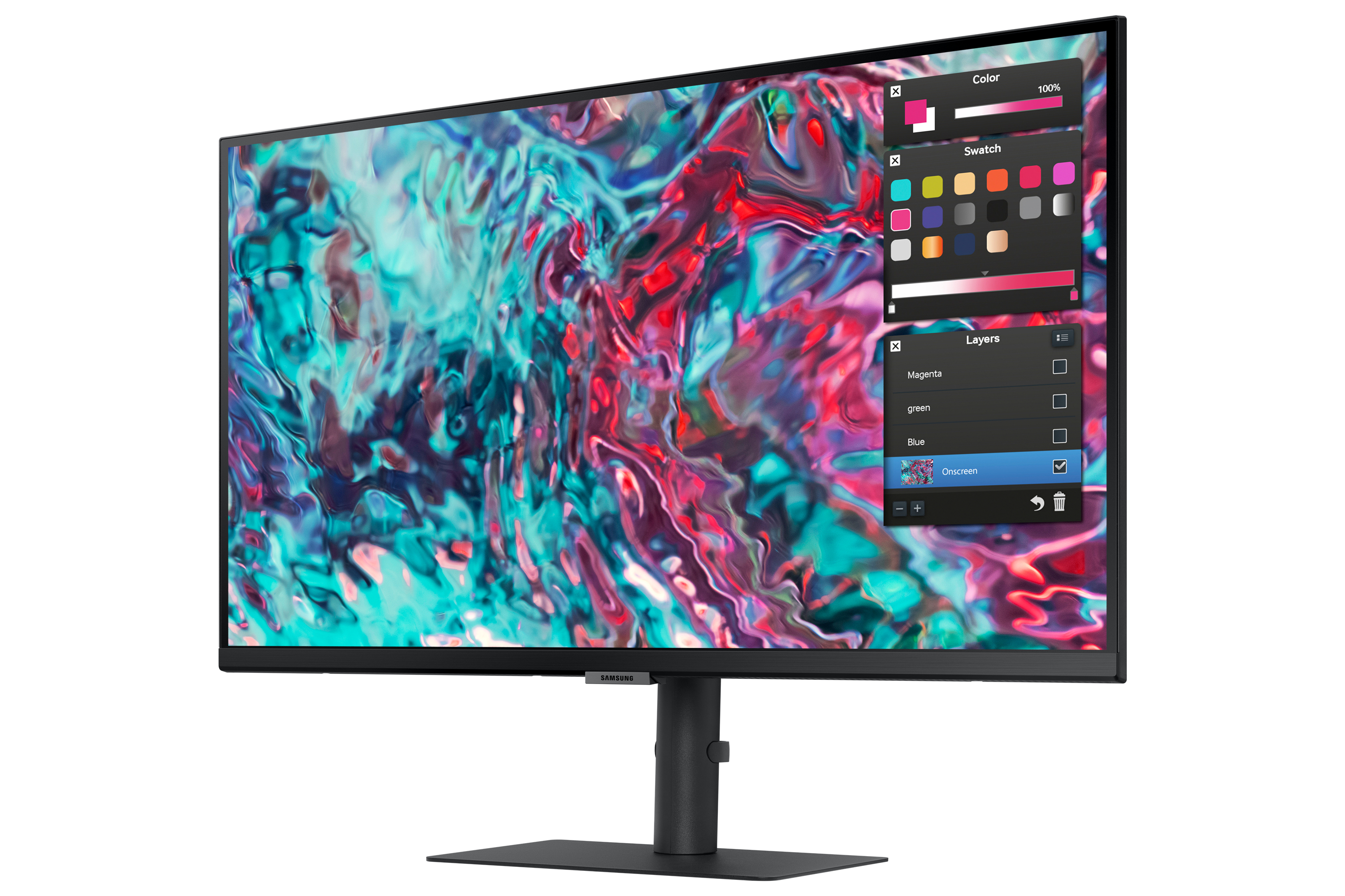 Samsung - Monitor Samsung 27" S80PB IPS 4K 60Hz 5ms Flicker Free HDR10