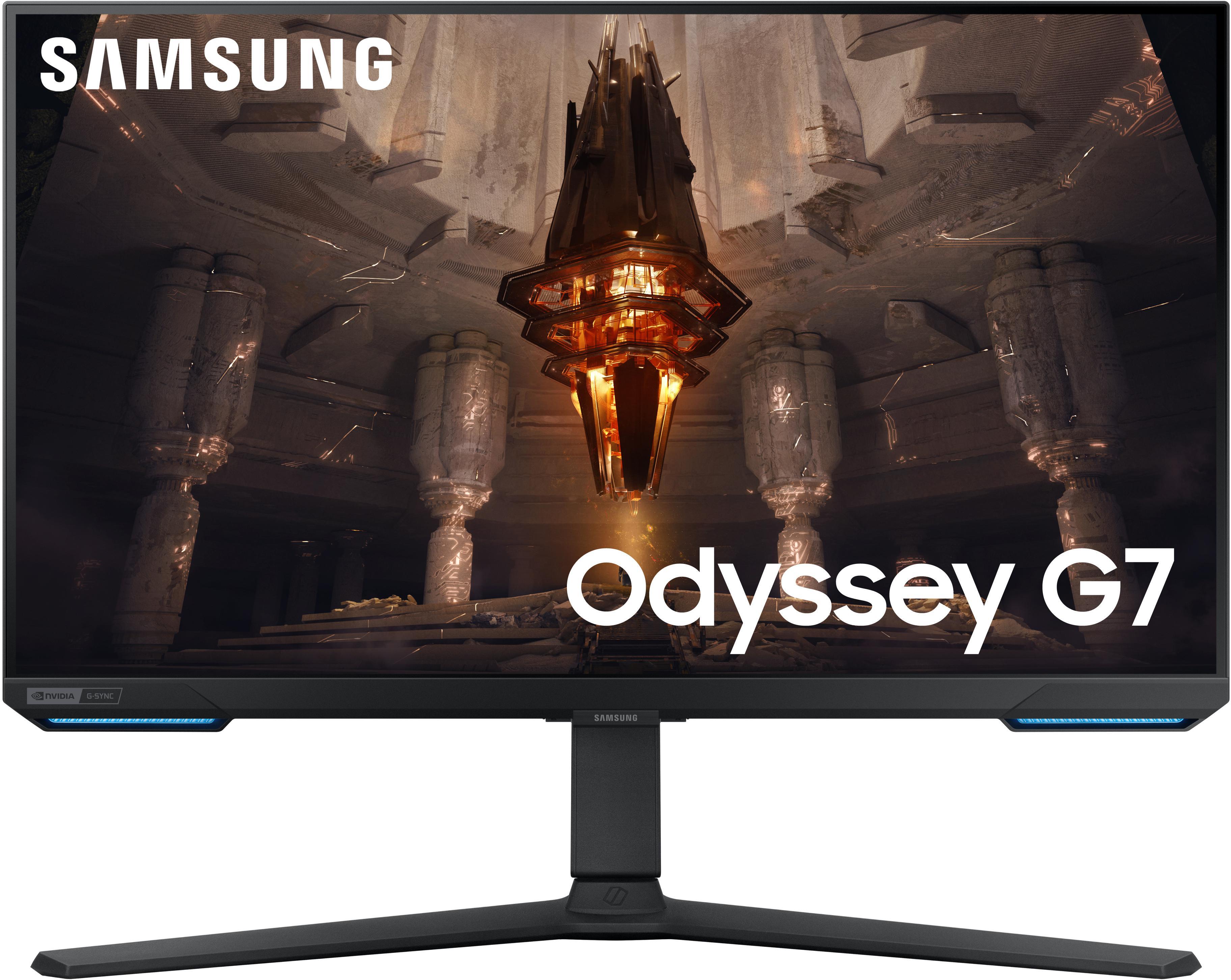 Samsung - Monitor Samsung Odyssey G7 27" G70B IPS 4K 144Hz 1ms FreeSync Premium Pro G-Sync Compatible HDR 400