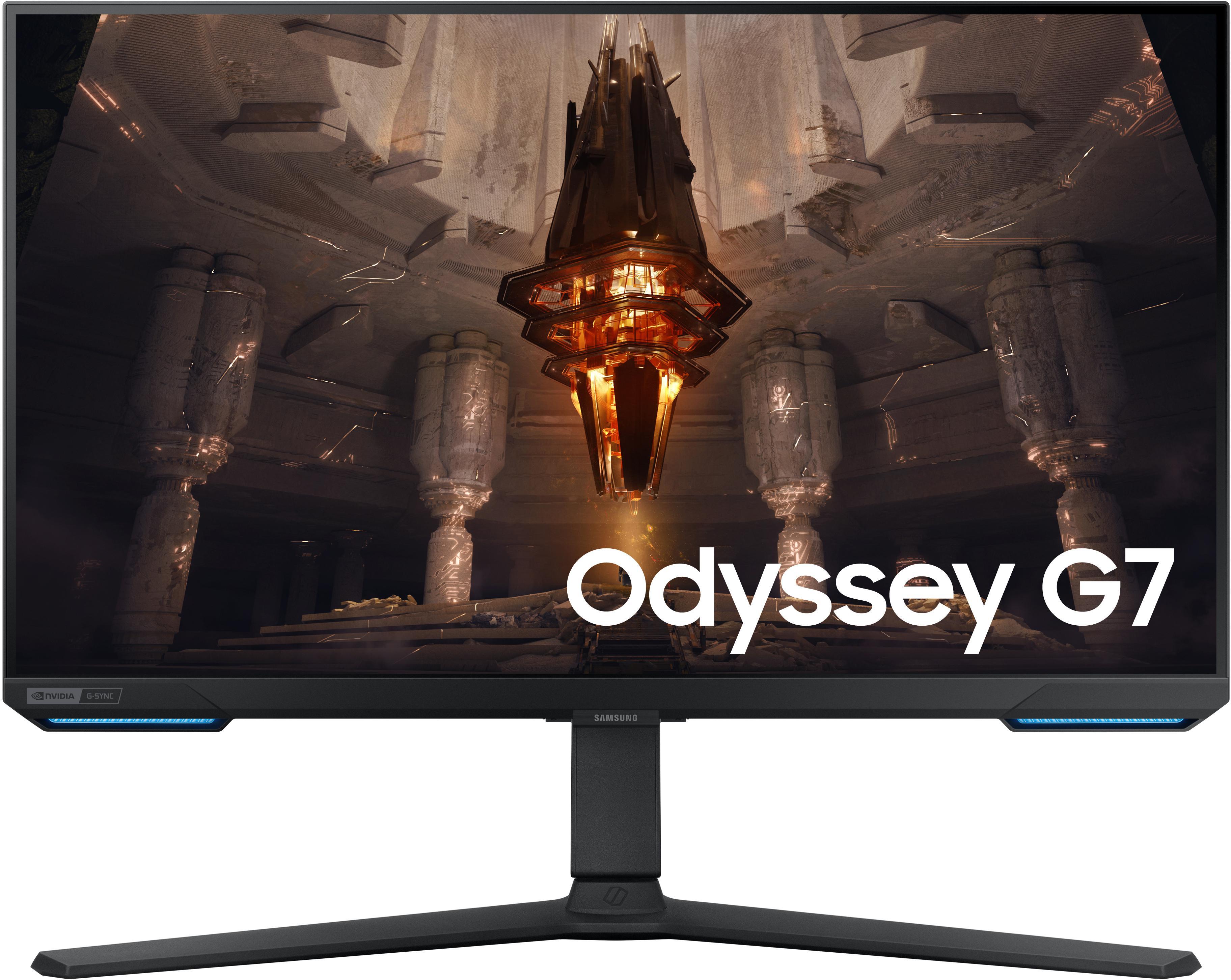 Samsung - Monitor Samsung Odyssey G7 27" G70B IPS 4K 144Hz 1ms FreeSync Premium Pro G-Sync Compatible HDR 400