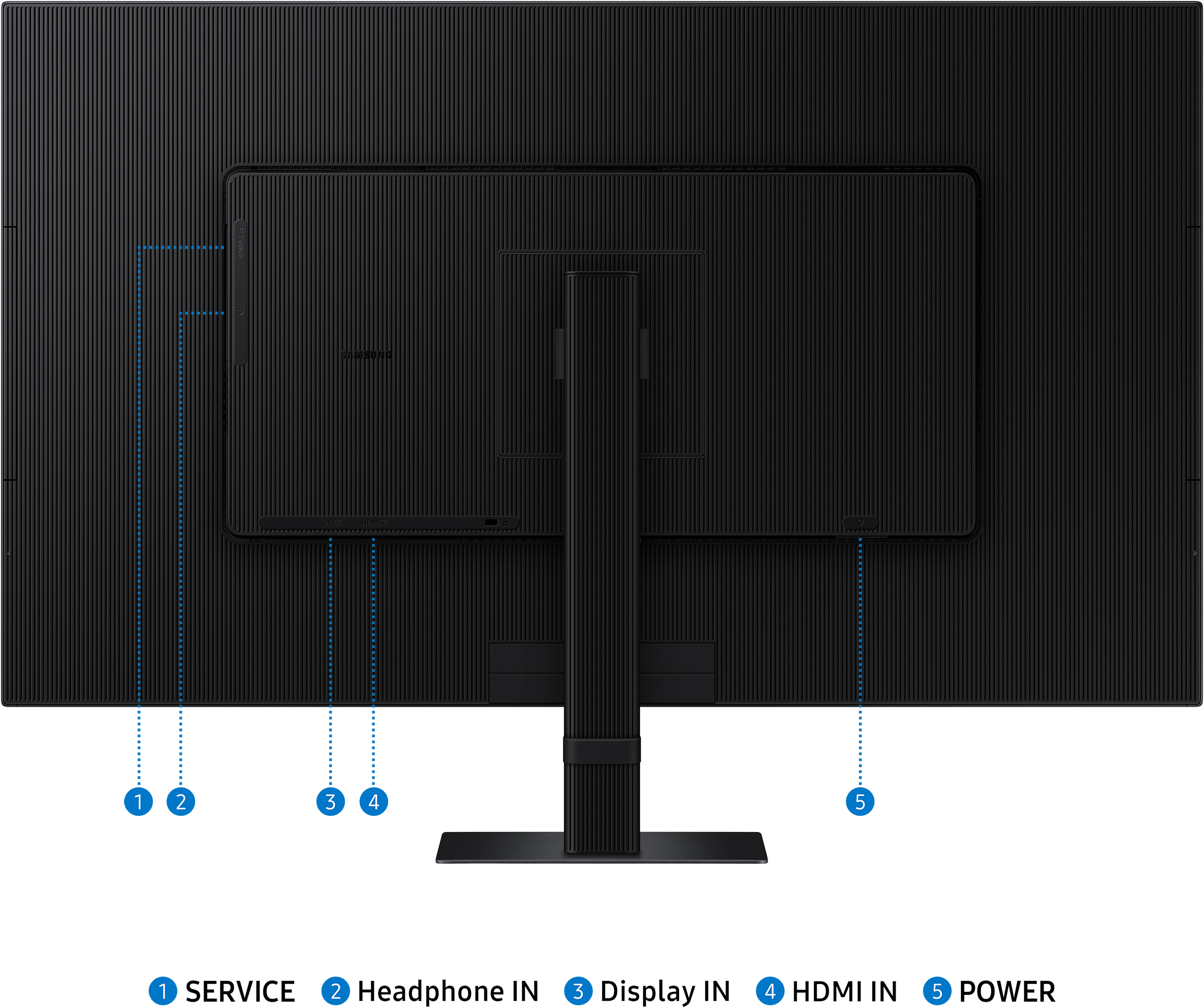 Samsung - Monitor Samsung ViewFinity 32" S7 S70D VA UHD 4K 60Hz 5ms