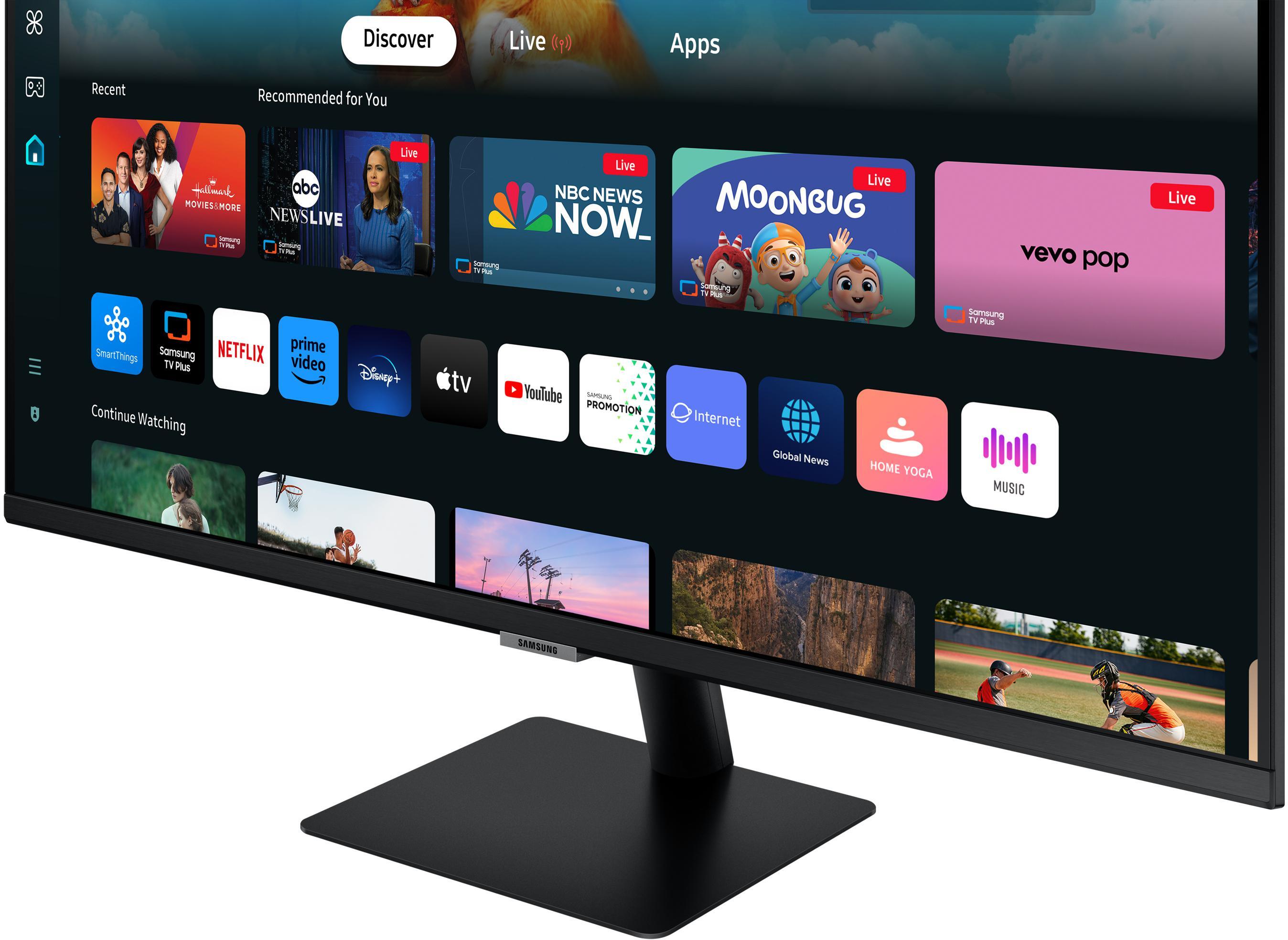 Samsung - Monitor Samsung Smart M5 32" Full HD VA / 4ms / HDMI / WIRELESS C/ COMANDO