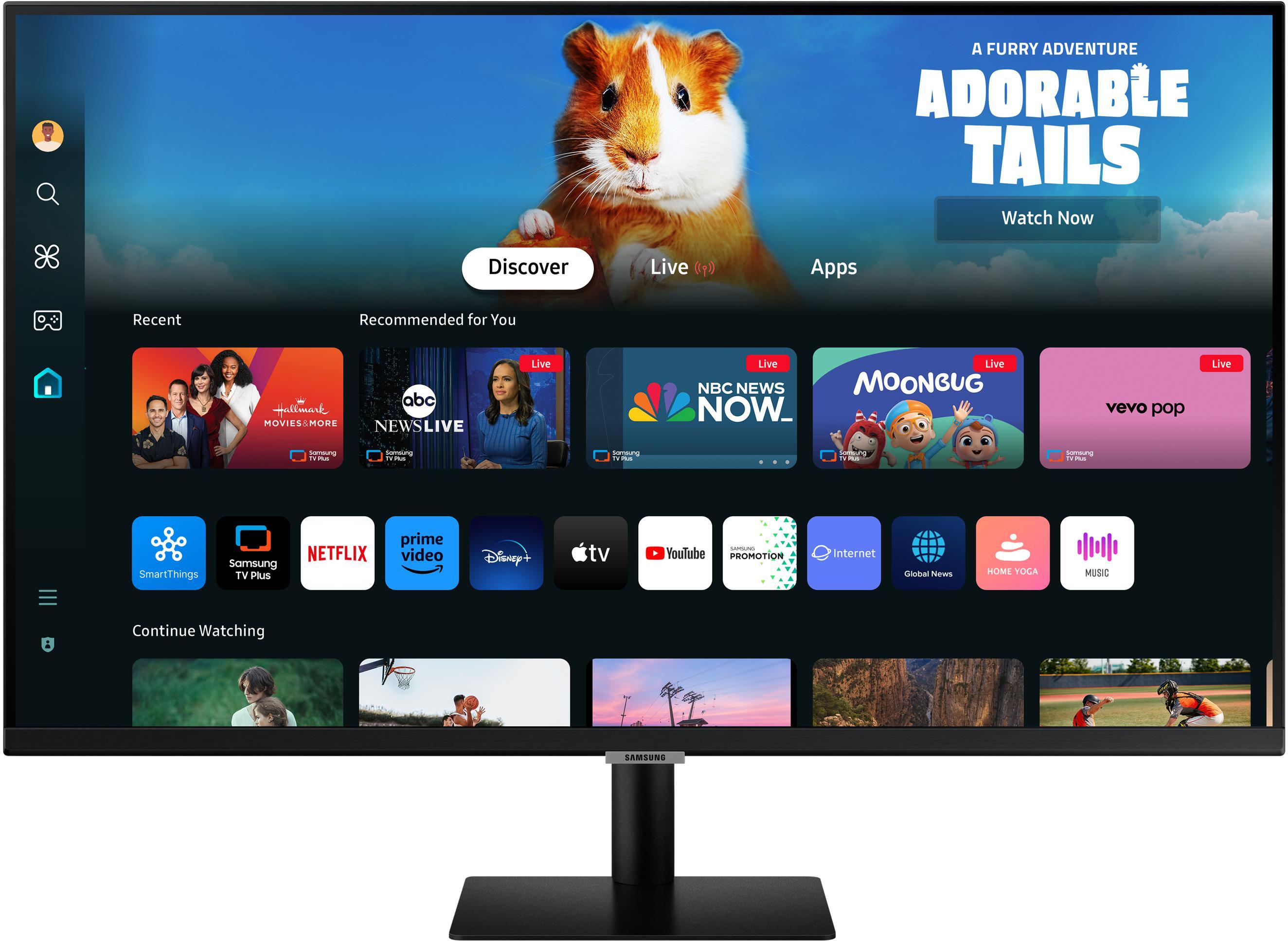 Samsung - Monitor Samsung Smart M5 32" Full HD VA / 4ms / HDMI / WIRELESS C/ COMANDO