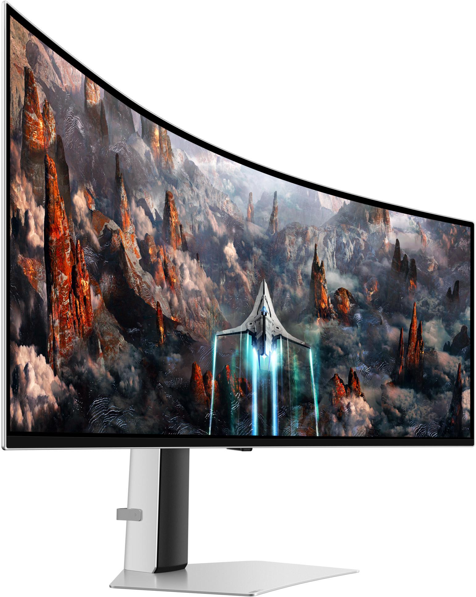 Samsung - Monitor Curvo Samsung Odyssey G9 49" G93SC OLED DQHD 240Hz 0.03ms
