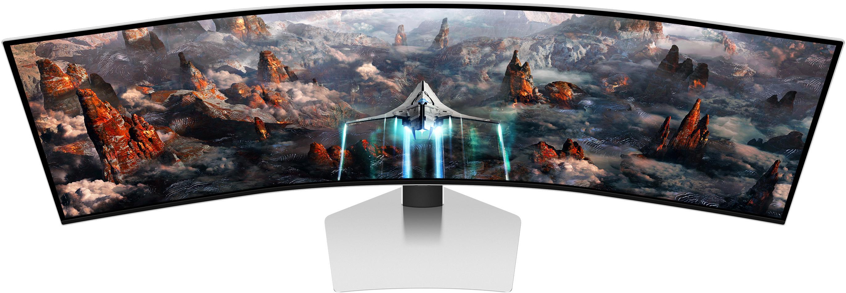 Samsung - Monitor Curvo Samsung Odyssey G9 49" G93SC OLED DQHD 240Hz 0.03ms