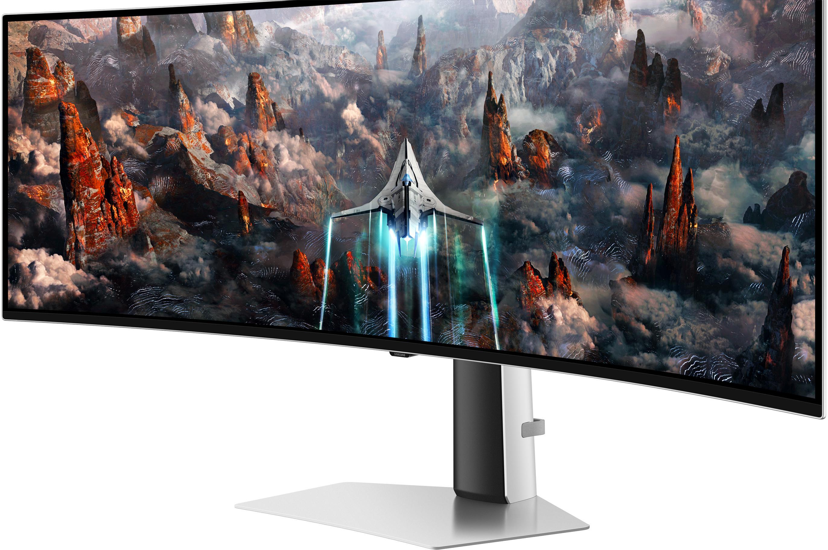 Samsung - Monitor Curvo Samsung Odyssey G9 49" G93SC OLED DQHD 240Hz 0.03ms