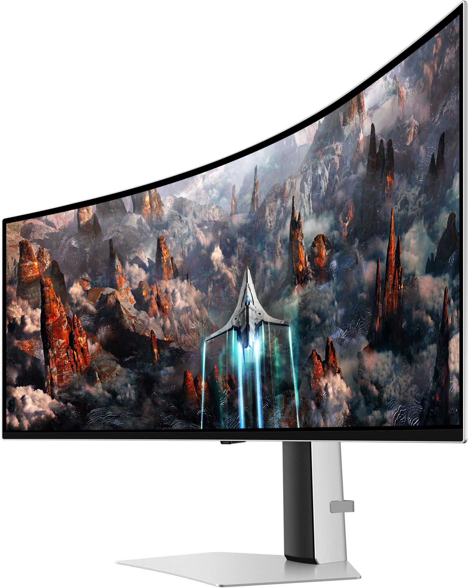 Samsung - Monitor Curvo Samsung Odyssey G9 49" G93SC OLED DQHD 240Hz 0.03ms