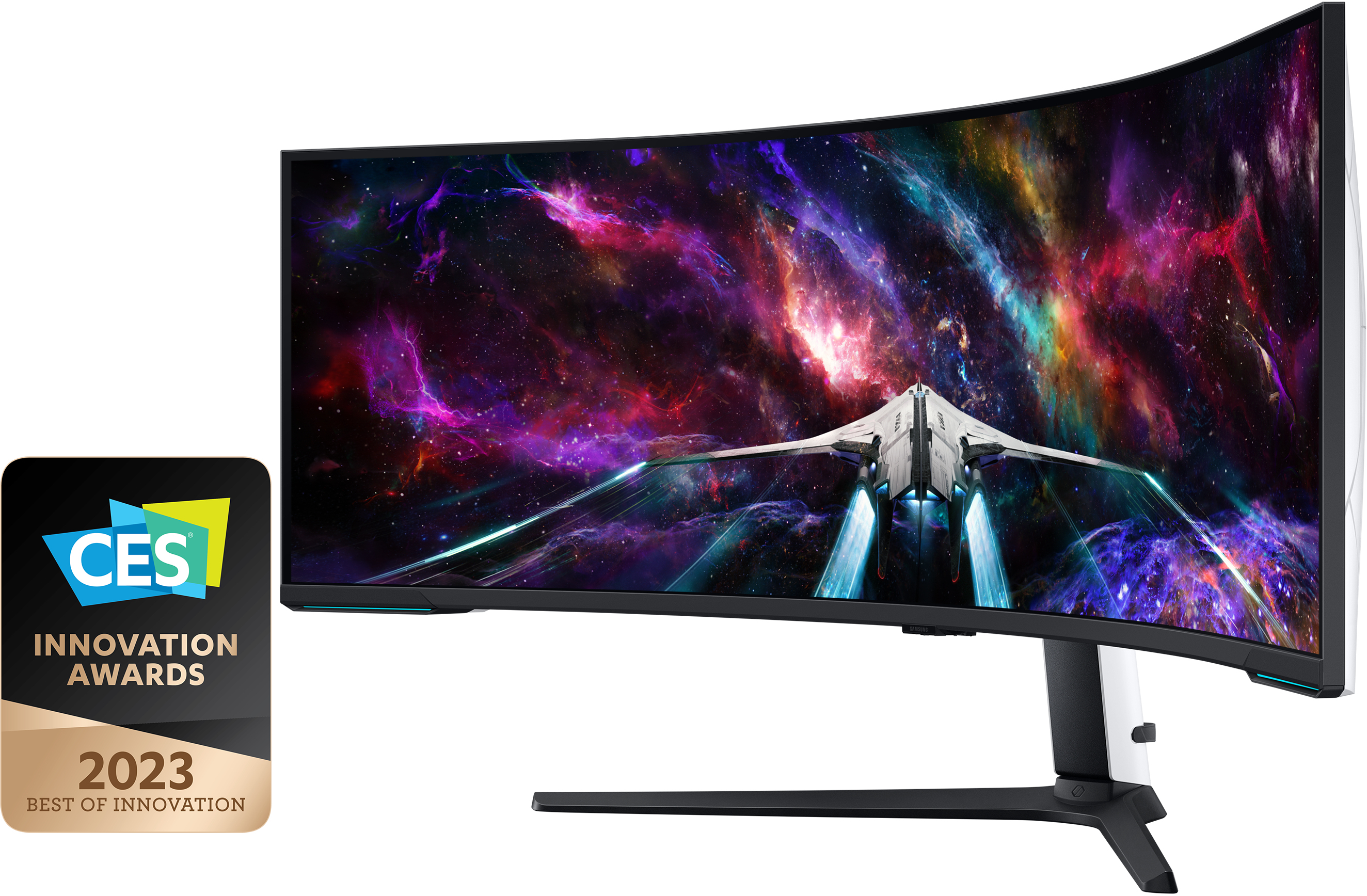 Samsung - Monitor Curvo Samsung Odissey G9 57" G95NC VA Dual-UHD 240Hz 1ms KVM FreeSync Premium Pro DisplayHDR 1000