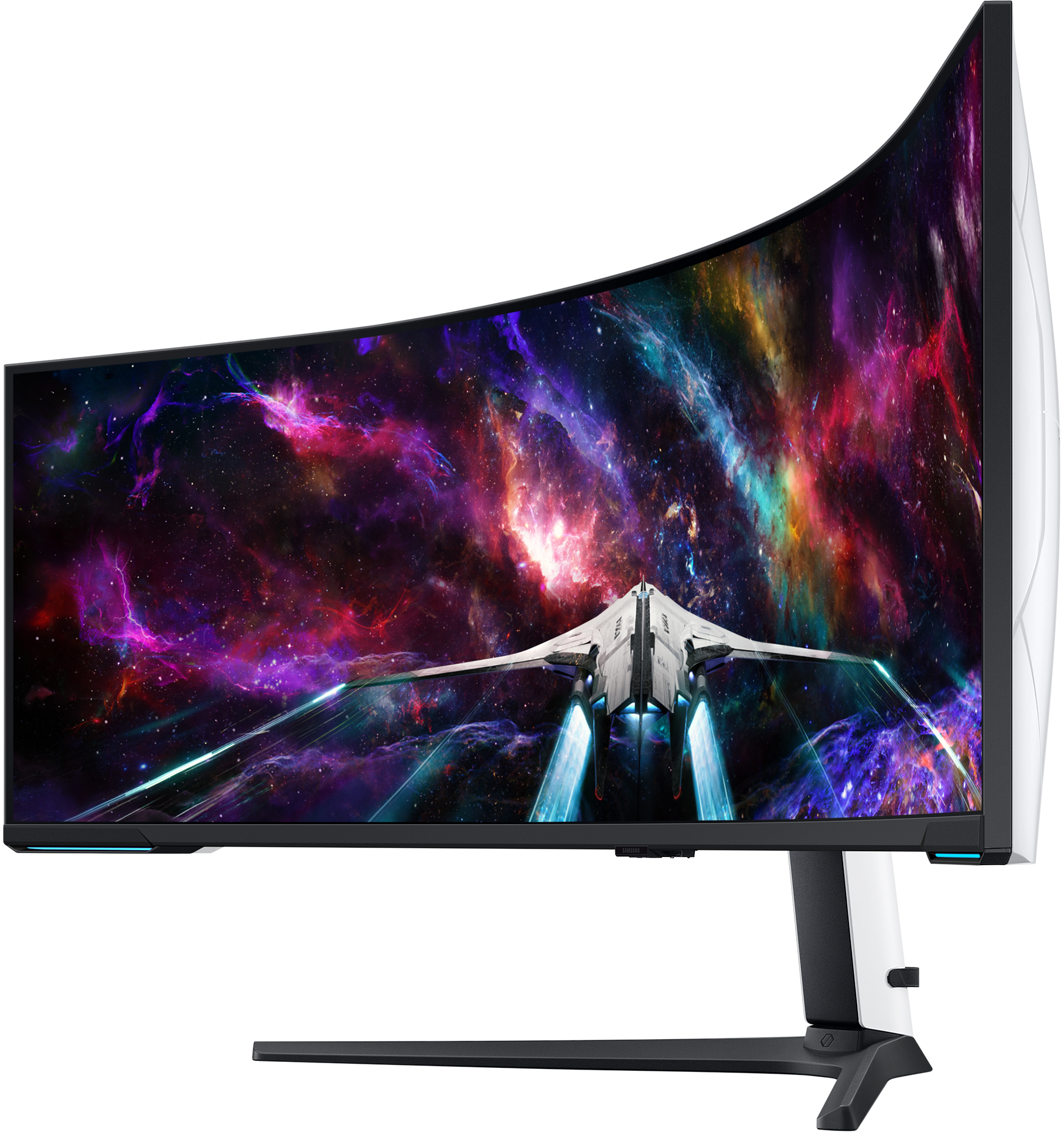 Samsung - Monitor Curvo Samsung Odissey G9 57" G95NC VA Dual-UHD 240Hz 1ms KVM FreeSync Premium Pro DisplayHDR 1000