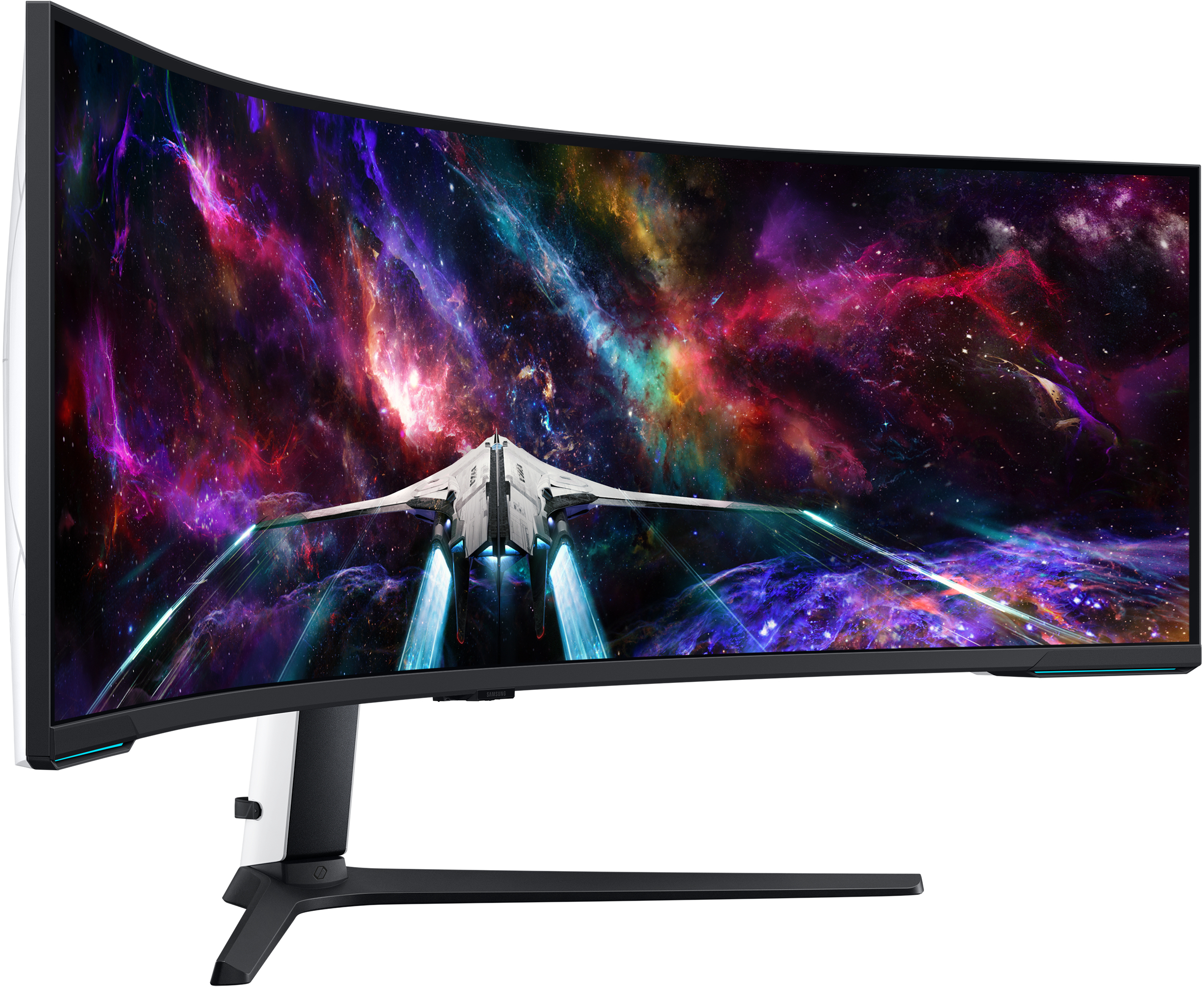Samsung - Monitor Curvo Samsung Odissey G9 57" G95NC VA Dual-UHD 240Hz 1ms KVM FreeSync Premium Pro DisplayHDR 1000