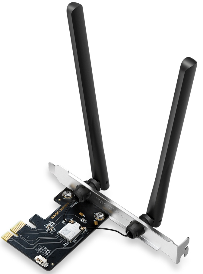 Picture of Picture of Placa de Rede Mercusys PCI-E MA86XE AXE5400 Wi-Fi 6E Bluetooth 5.2 WPA3