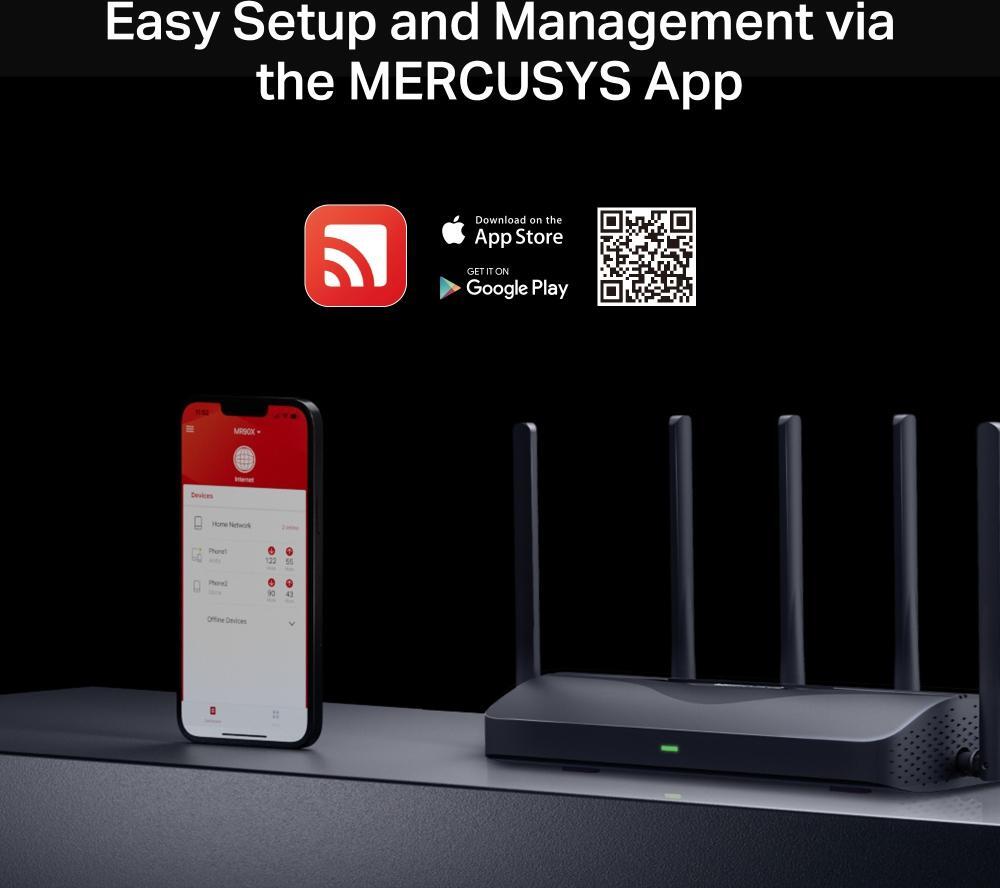 mercusys - Router Mercusys MR47BE BE9300 Tri-Band WiFi 7