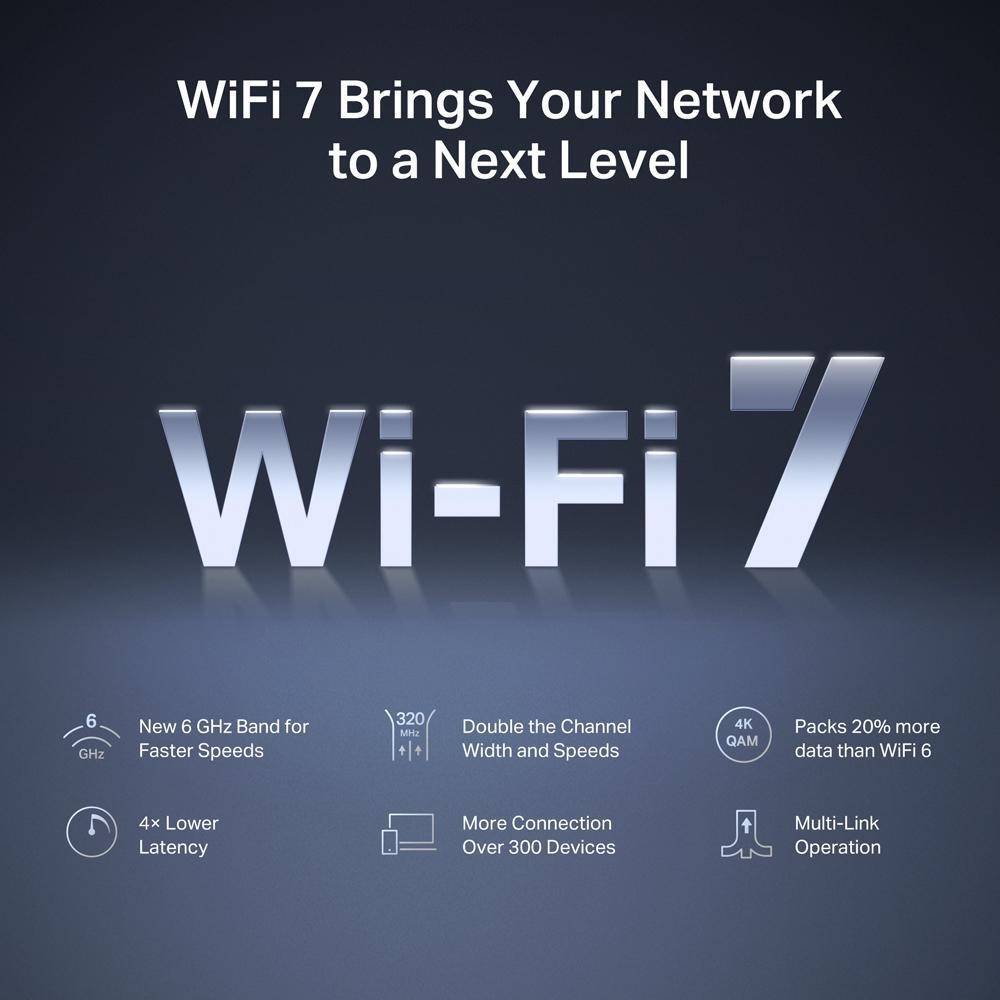 mercusys - Router Mercusys MR47BE BE9300 Tri-Band WiFi 7