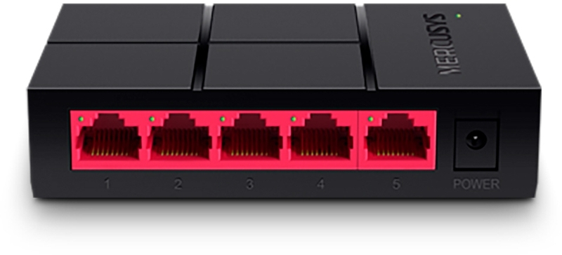 Picture of Picture of Switch SOHO Mercusys MS105G Mini 5 Portas 10/100/1000 Mbps UnManaged Plug and Play UnManaged