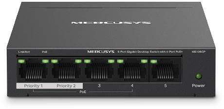 Picture of Picture of Switch SOHO Mercusys MS105GP 5 Portas Gigabit UnManaged PoE+