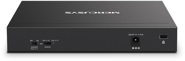 mercusys - Switch SOHO Mercusys MS108GP 8 Portas Gigabit UnManaged PoE+
