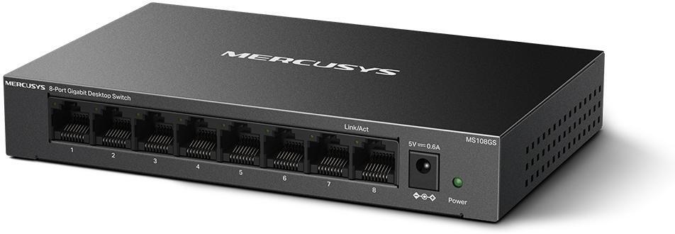 Picture of Picture of Switch SOHO Mercusys MS108GS 8 Portas Gigabit UnManaged