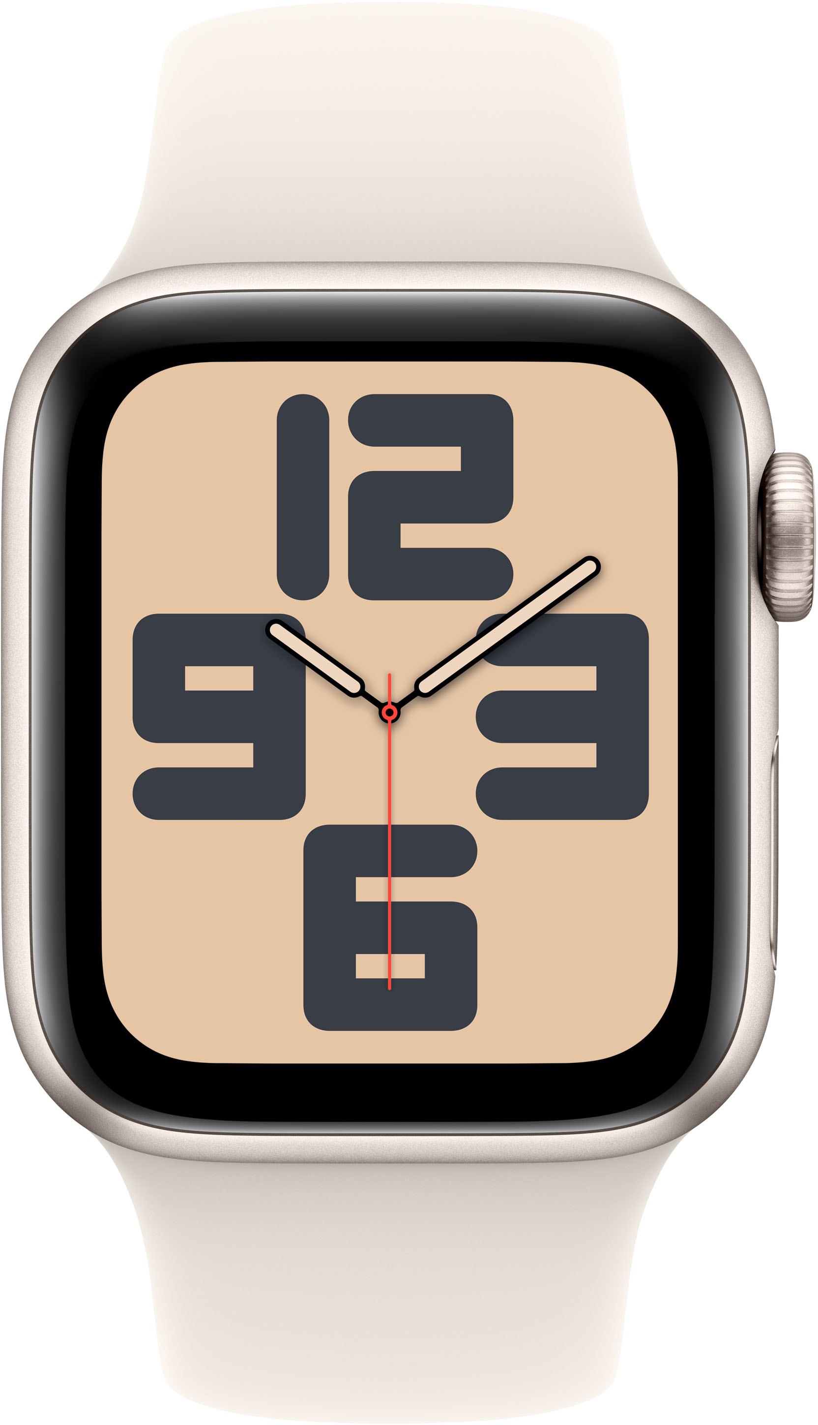 Picture of Picture of Smartwatch Apple Watch SE (2024) GPS 40mm Alumínio Starlight c/ Correa Deportiva Starlight - S/M