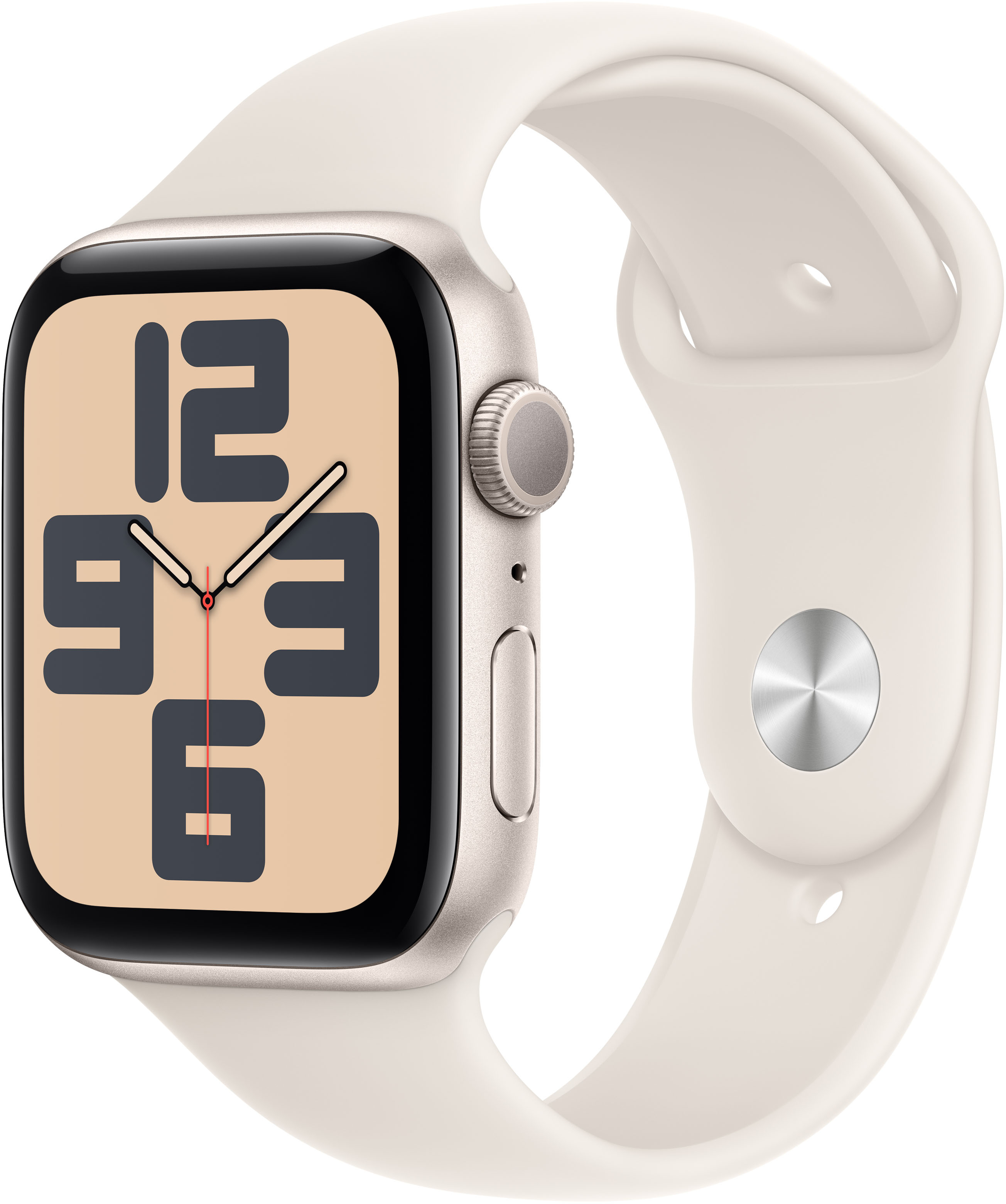 Picture of Picture of Smartwatch Apple Watch SE (2024) GPS 44mm Alumínio Starlight c/ Correa Deportiva Starlight - S/M