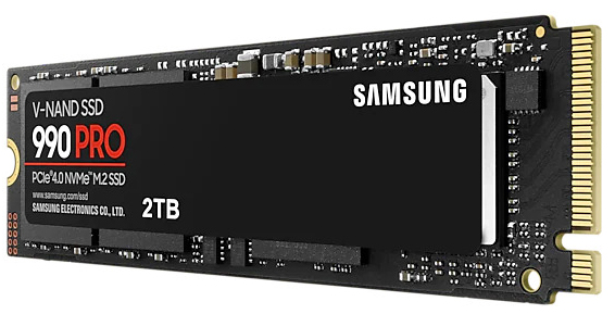 Picture of Picture of SSD Samsung 990 PRO 2TB Gen4 M.2 NVMe (7450/6900MB/s)