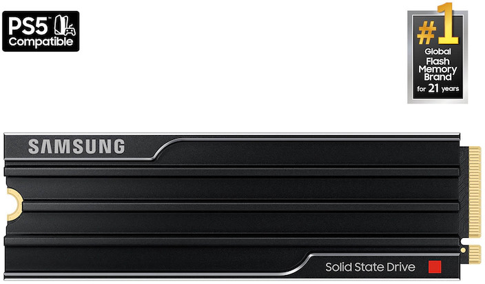 Picture of Picture of SSD Samsung 9100 Pro 2TB Heatsink Gen5 M.2 NVMe (14700/13300MB/s)