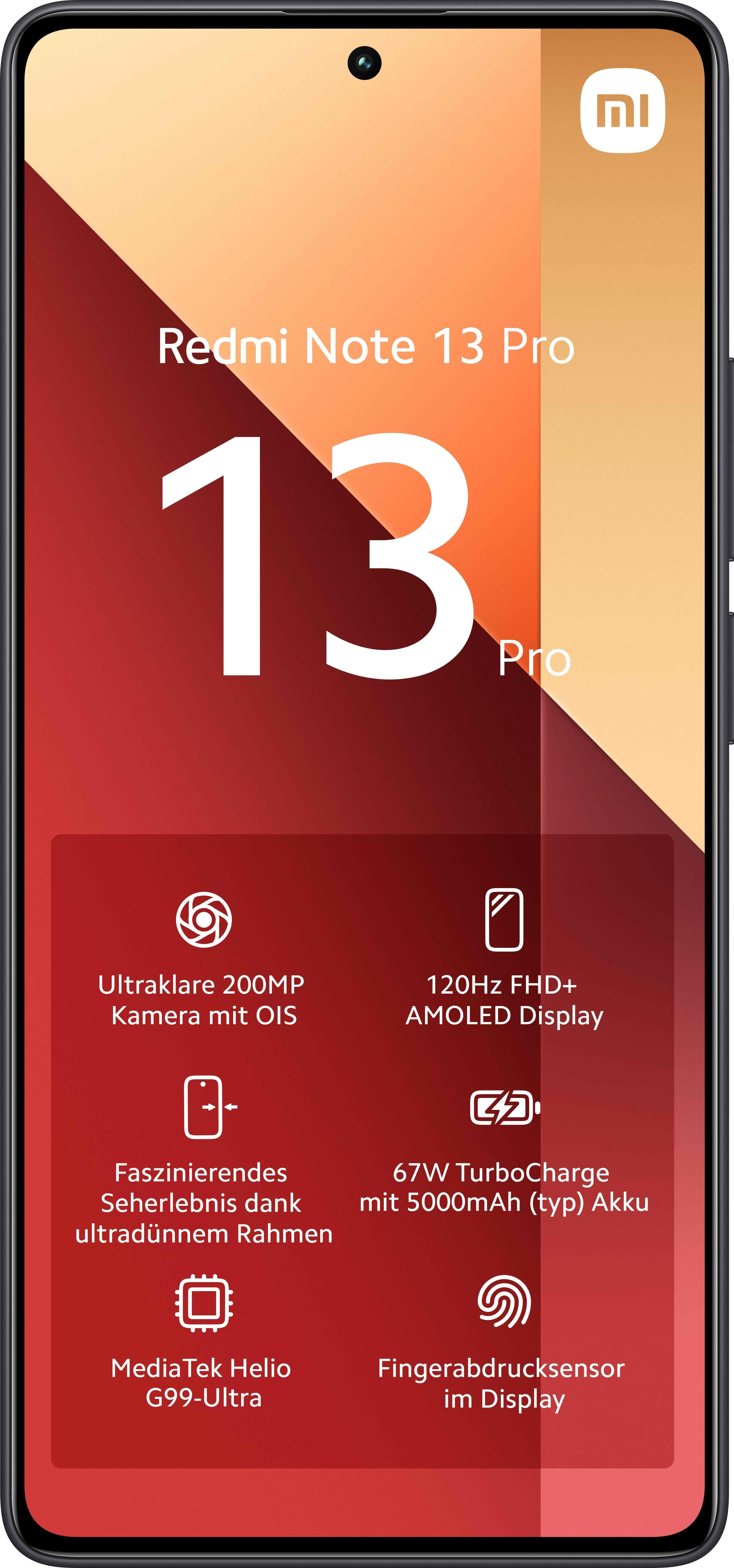 Xiaomi - Smartphone Xiaomi Redmi Note 13 Pro 4G 6.67" 8GB/256GB Dual SIM Graphite Black