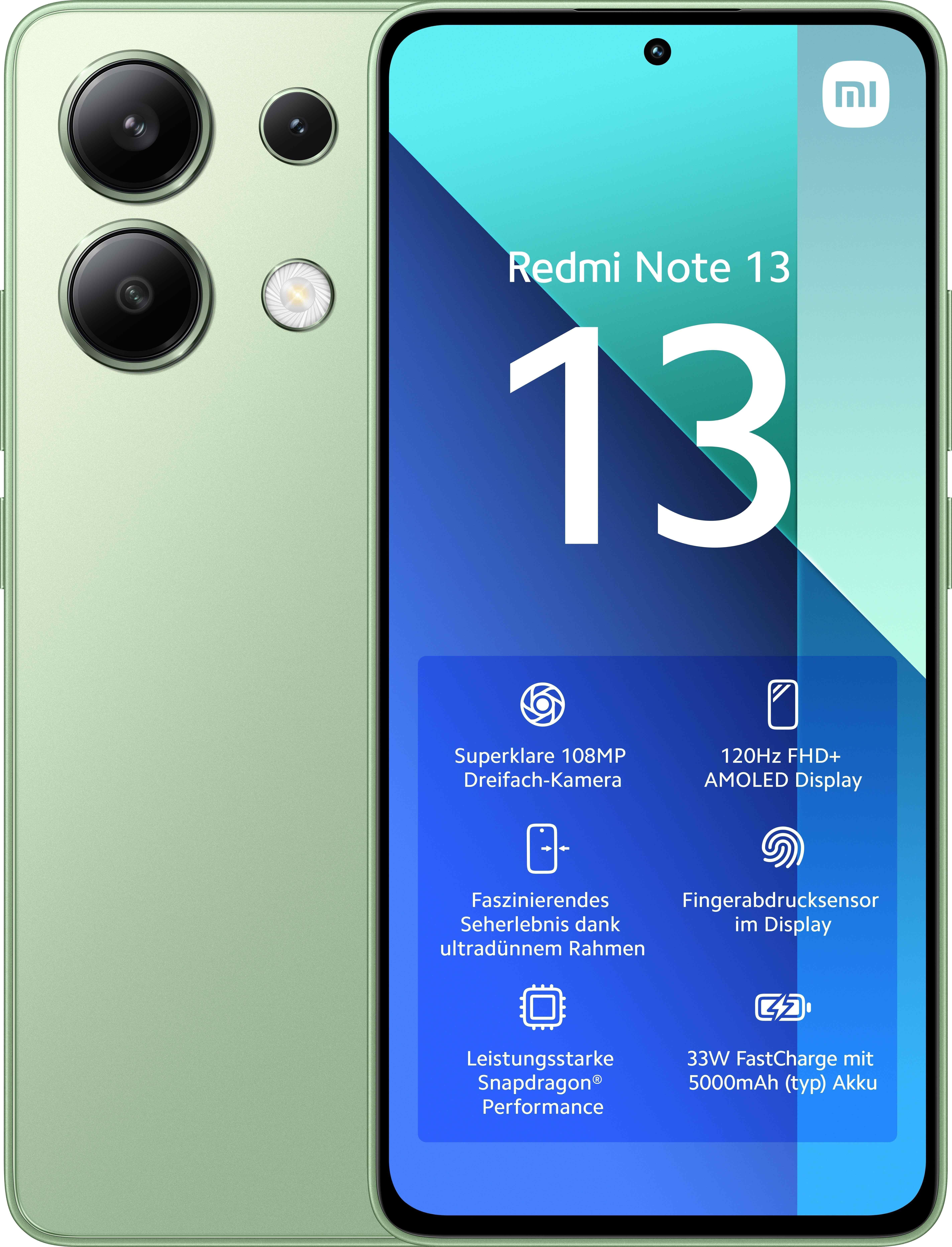 Picture of Picture of Smartphone Xiaomi Redmi Note 13 4G 6.67" 6GB/128GB Dual SIM Mint Green