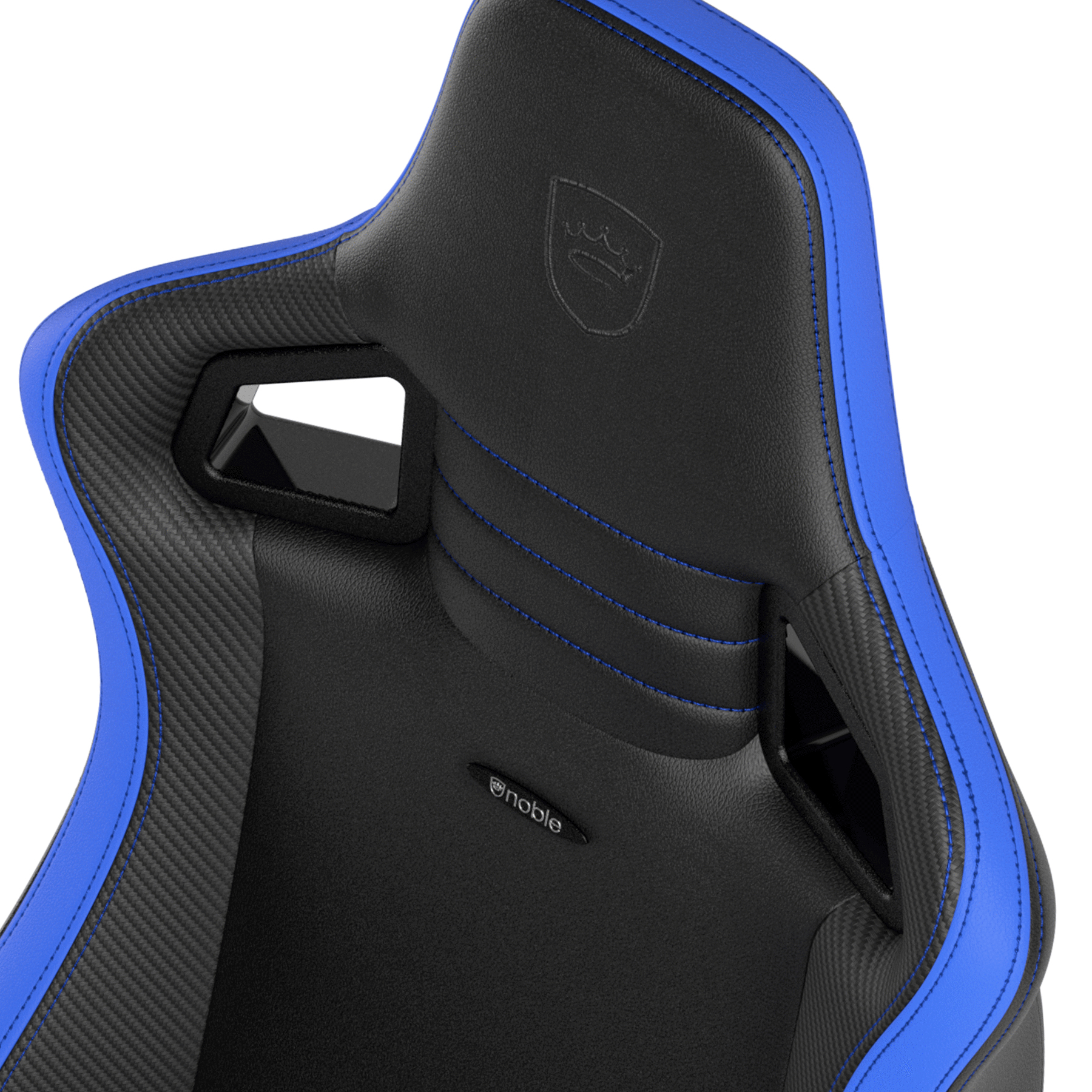 noblechairs - Silla noblechairs EPIC Compact - Negro /Carbono /Azul