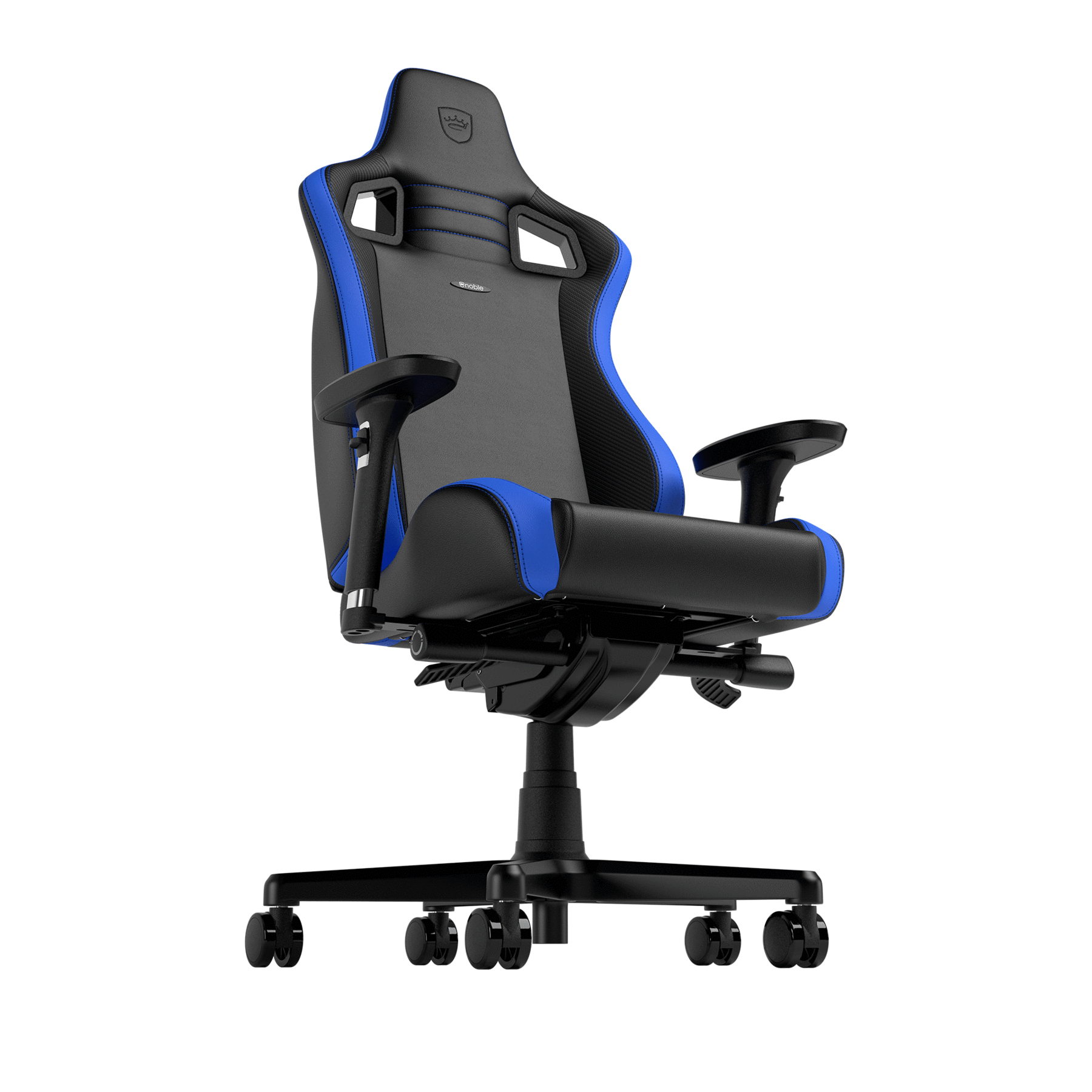 noblechairs - Silla noblechairs EPIC Compact - Negro /Carbono /Azul