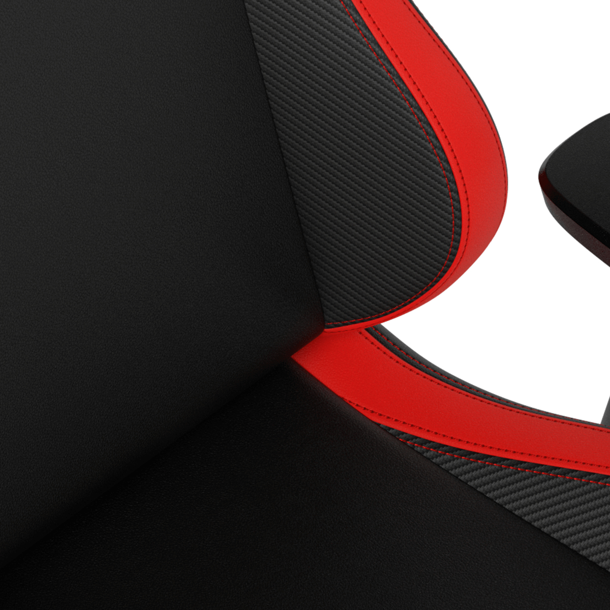 noblechairs - Silla noblechairs EPIC Compact - Negro /Carbono /Rojo