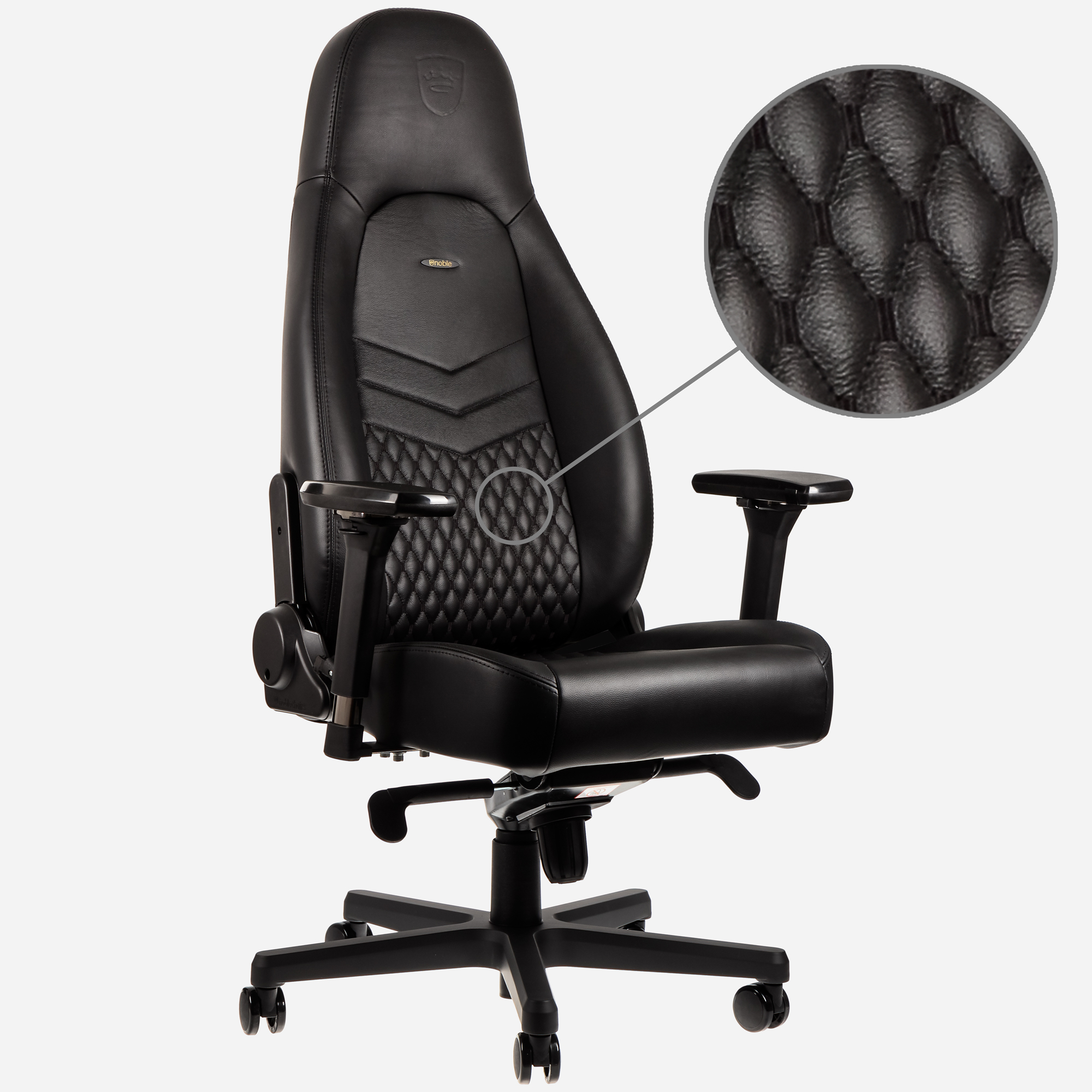 Picture of Picture of Silla noblechairs ICON Real Leather Negro