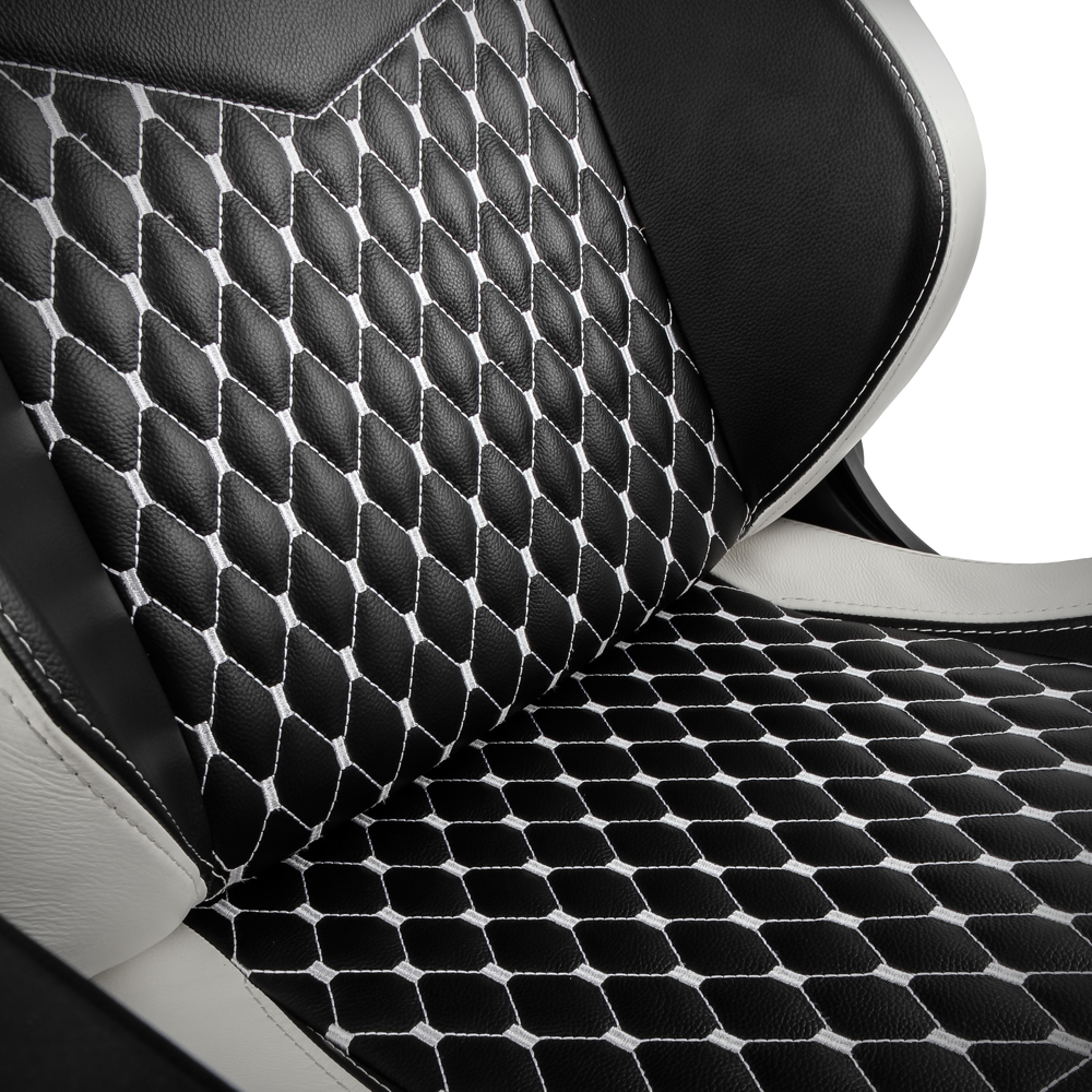 noblechairs - Silla noblechairs EPIC Real Leather - Negro / Blanco / Rojo