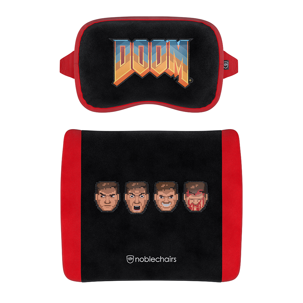 Picture of Picture of Juego de Almohadas noblechairs Memory Foam - Doom Retro Edition