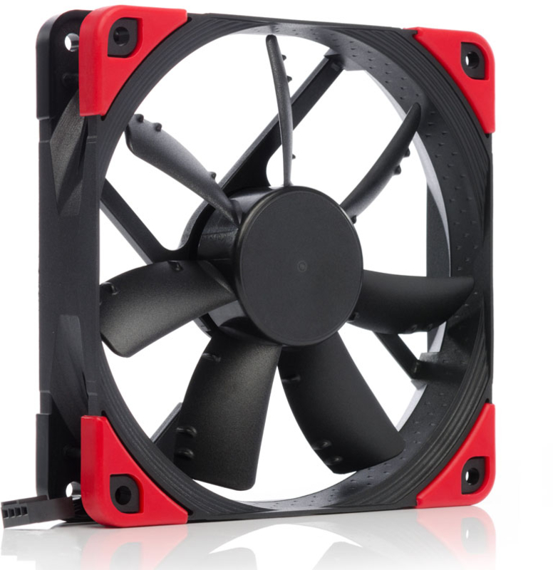Noctua - Noctua NF-S12A PWM chromax.black.swap Carcasa del ordenador Ventilador 12 cm Negro 1 pieza(s)