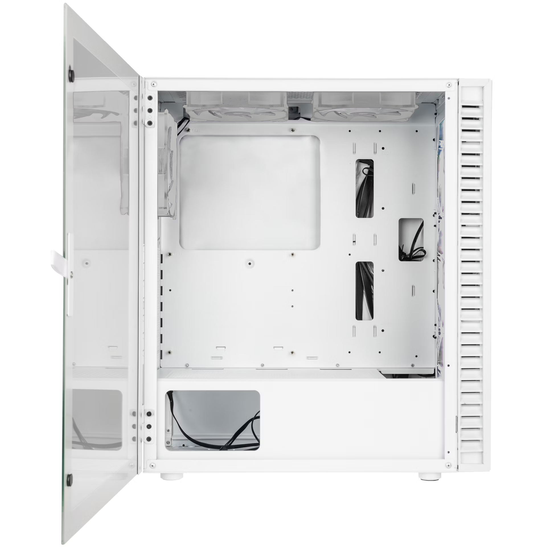 Picture of Picture of Caja ATX Kolink Observatory HF Mesh ARGB Blanco / Ventiladores Brancas