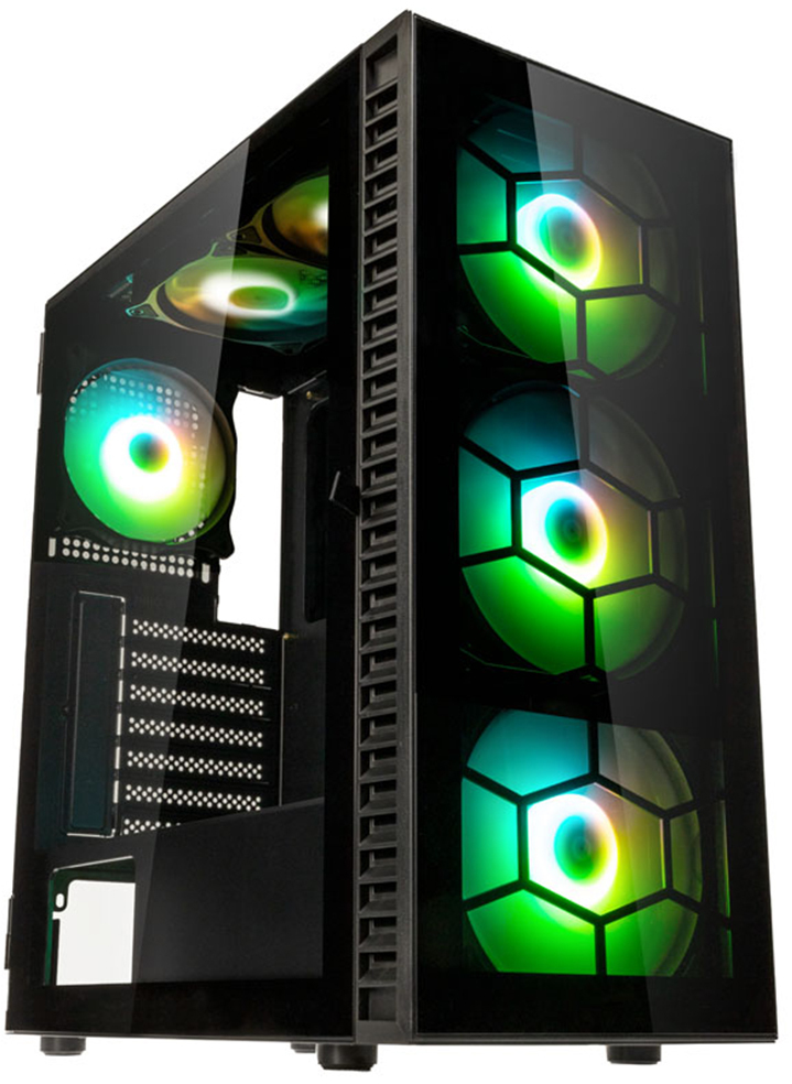 Picture of Picture of Caja ATX Kolink Observatory HF Plus Glass ARGB Negro