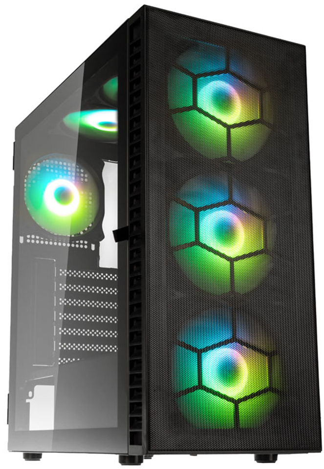 Picture of Picture of Caja ATX Kolink Observatory HF Plus Mesh ARGB Negro