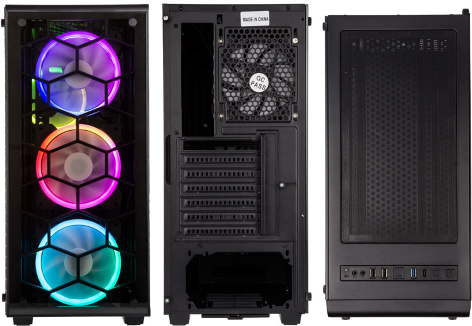 Kolink - Caja E-ATX Kolink Observatory RGB Vidrio Templado Negro