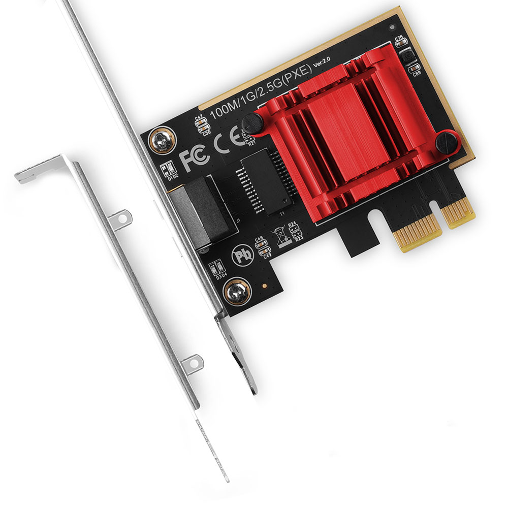 Picture of Picture of Adaptador AXAGON PCEE-G25 PCIe 2.5 Gigabit Ethernet, Realtek 8125 - RJ45
