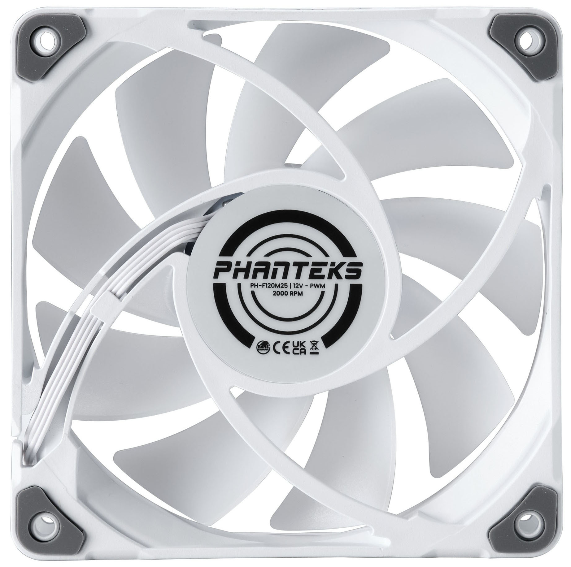 Picture of Picture of Ventilador Phanteks M25 PWM D-RGB Blanca- 120mm